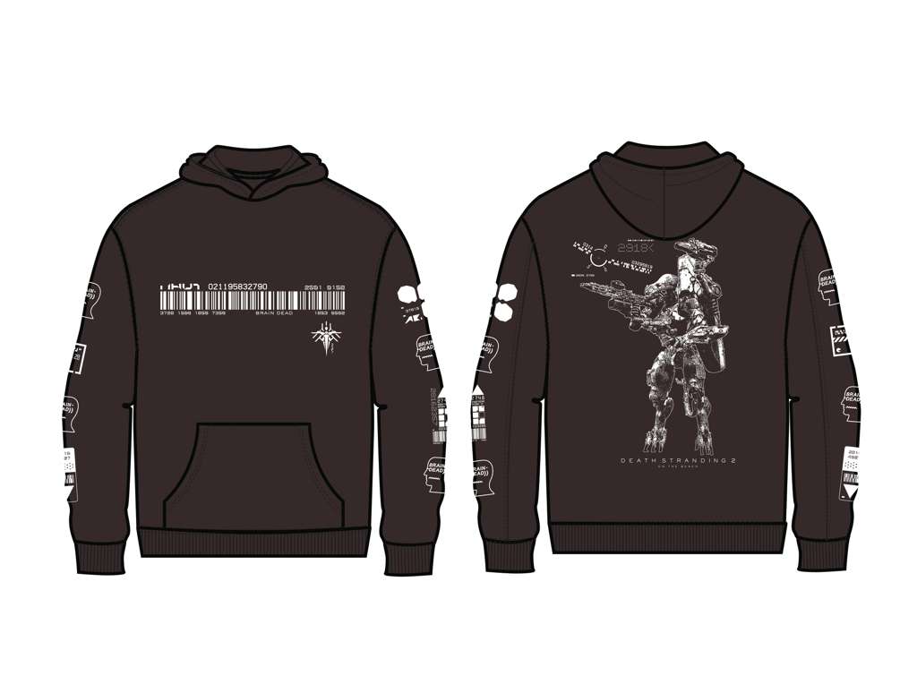 【DEATH STRANDING 2 JAPAN POPUP TOUR FINAL】Brain Dead × DEATH STRANDING 2 HOODED SWEAT M M