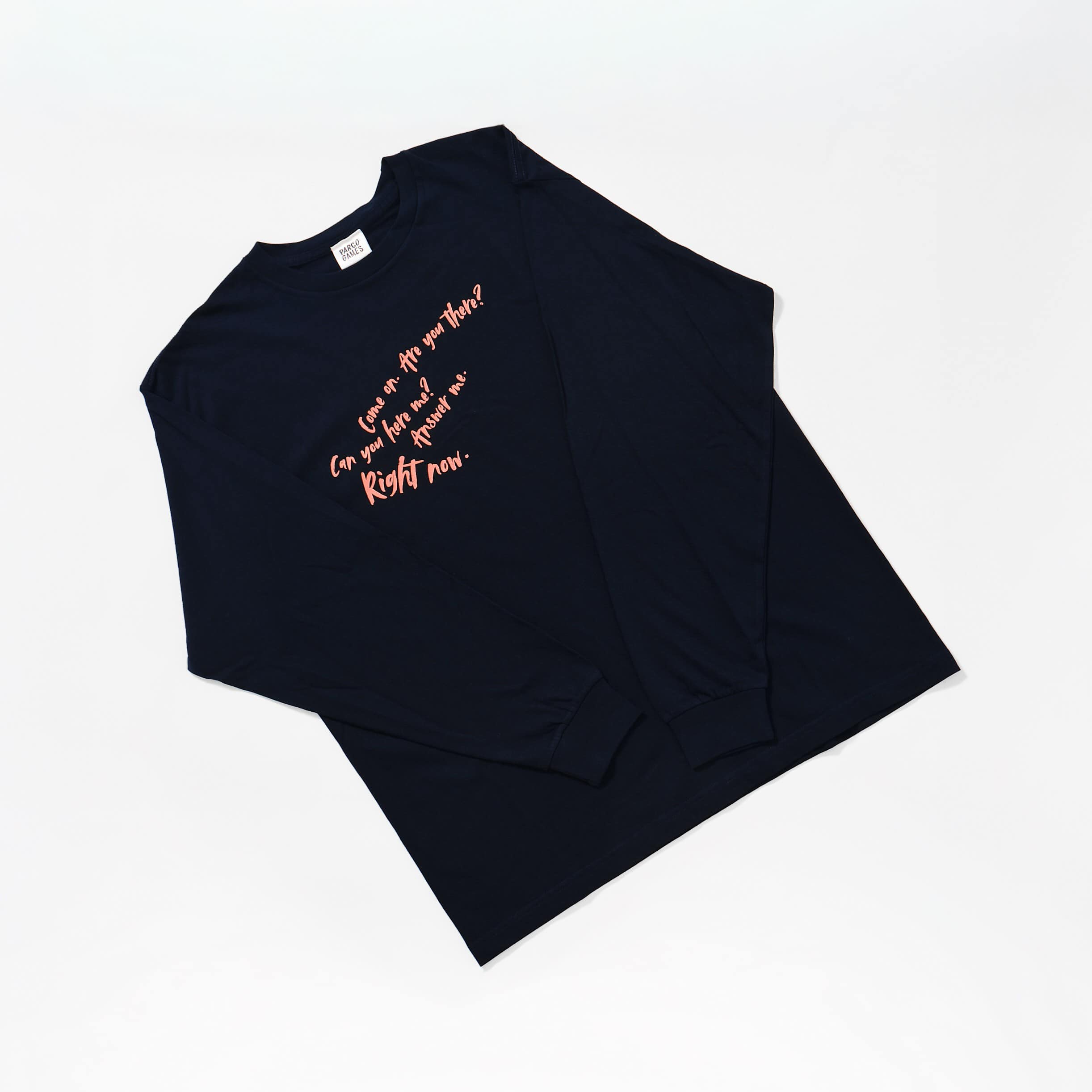 【PARCO GAME CENTER】Paintbrush Long Sleeve T-shirt ﾈｲﾋﾞｰ M