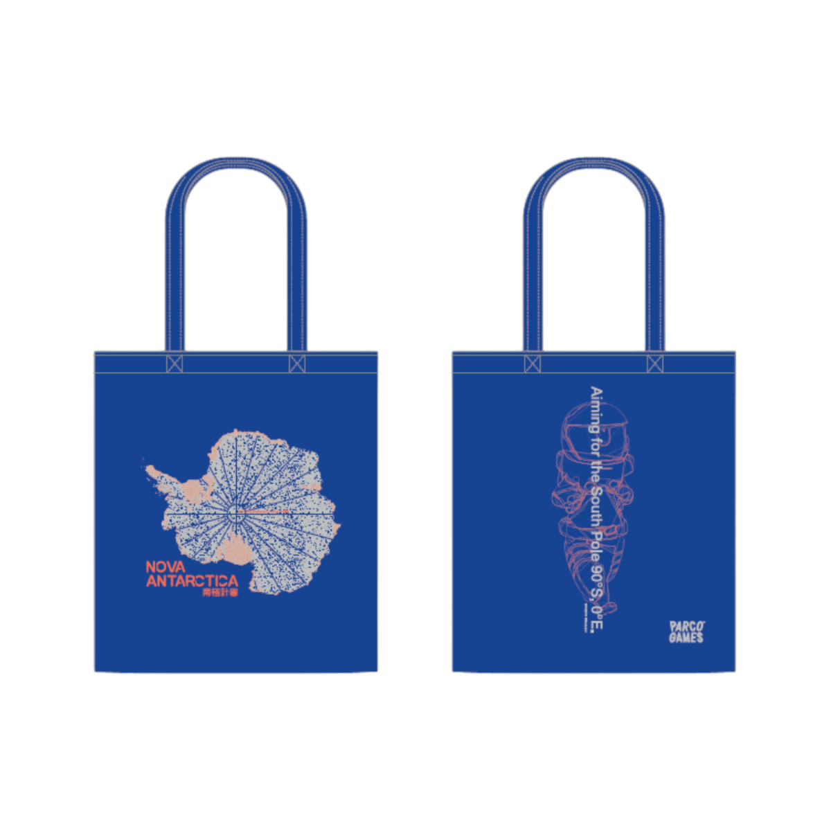 【PARCO GAME CENTER】南極計画 Tote Bag ﾌﾞﾙｰ