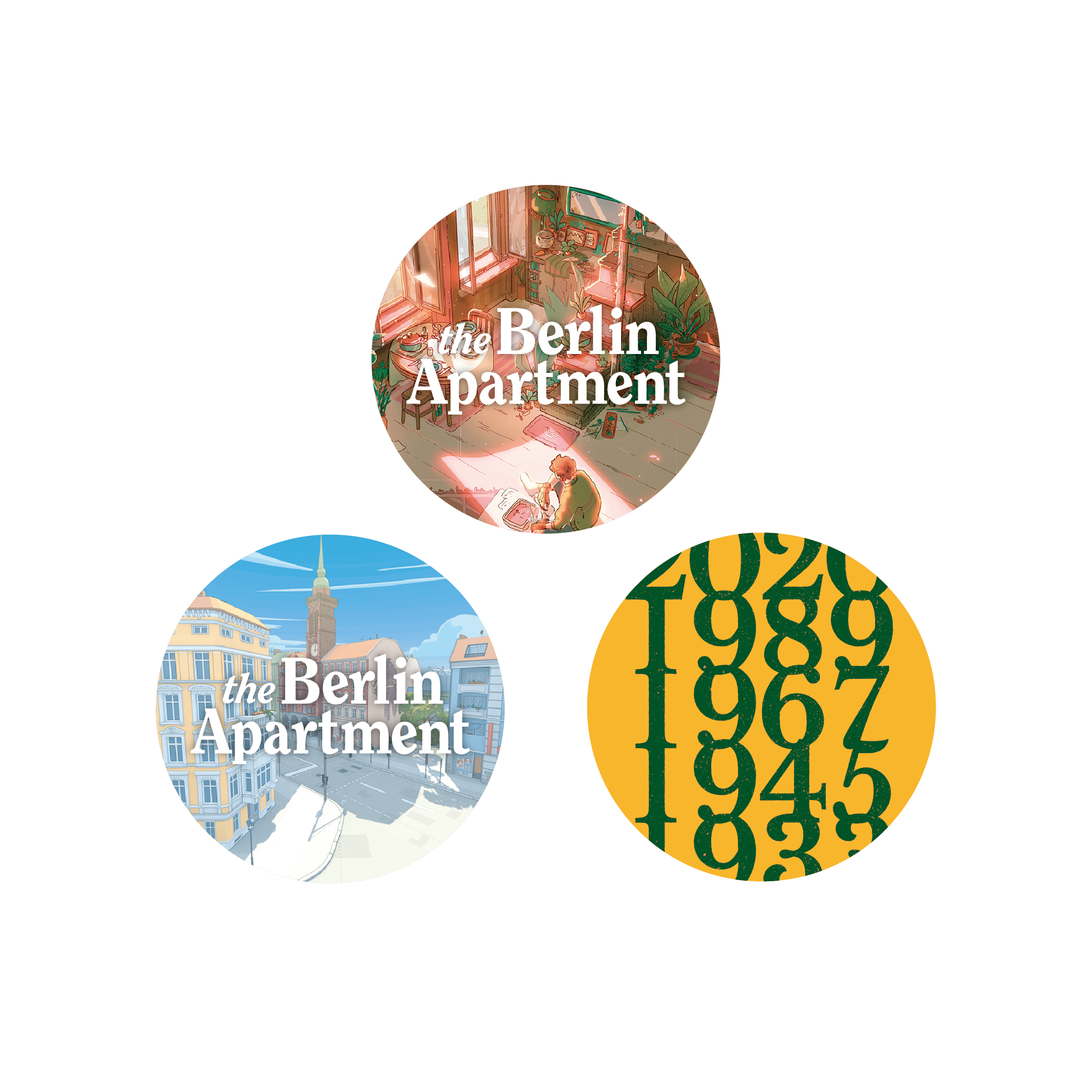 【PARCO GAMES】The Berlin Apartment 缶バッジ