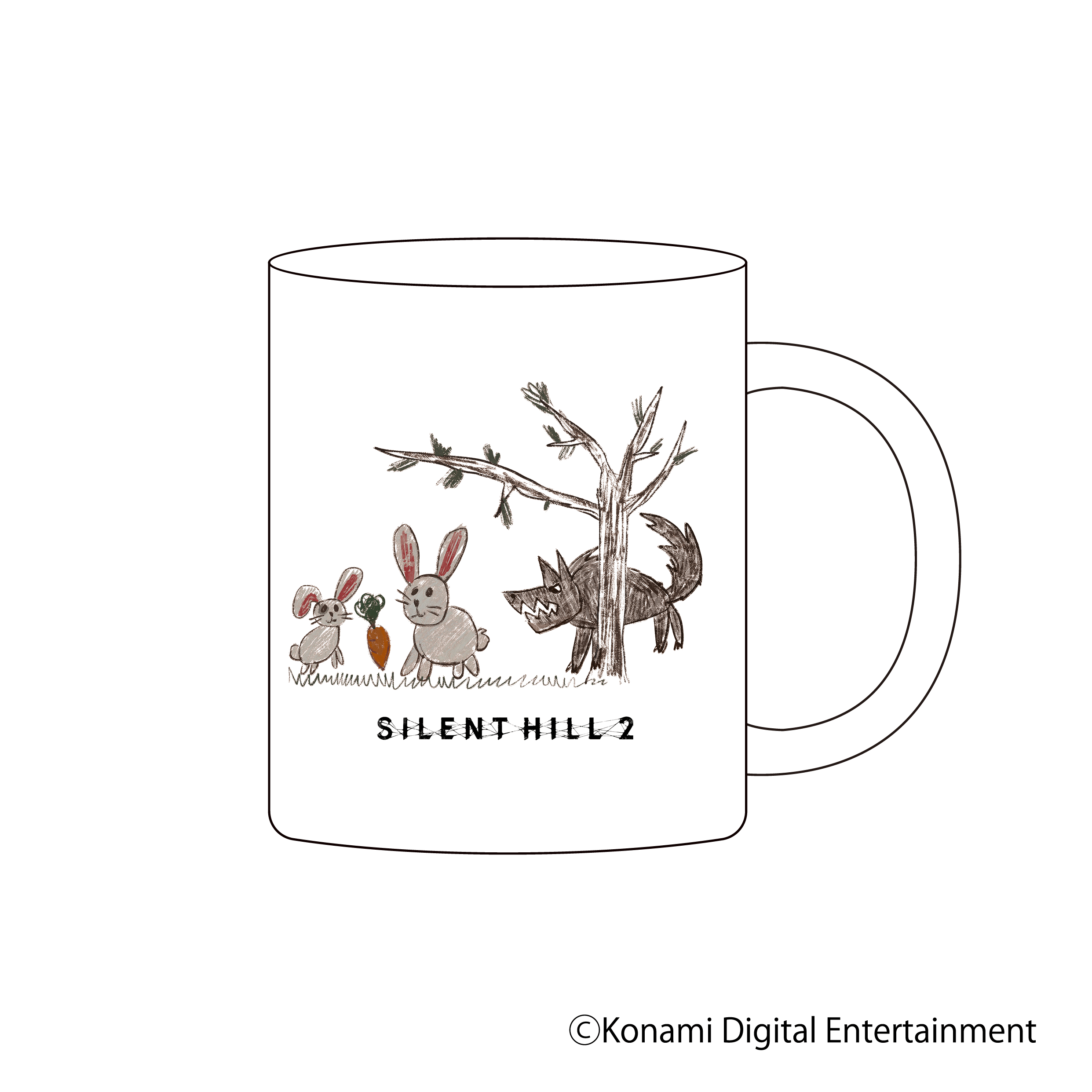 【SILENT HILL ２】Laura Grafiti Mug B