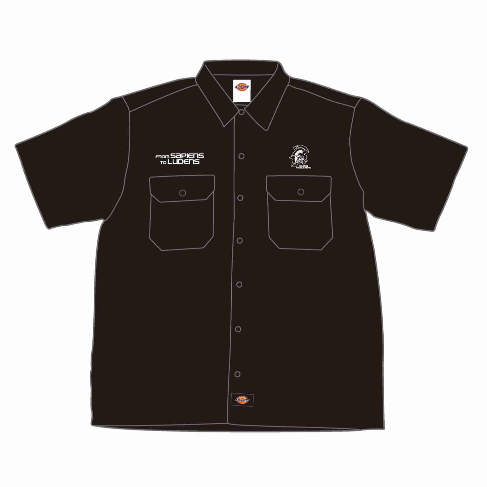 【STRAND STORE】KOJIMA PRODUCTIONS × Dickies S/S ワークシャツ S