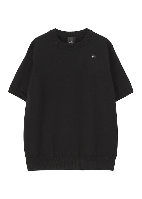 NYA- / COTTON KNIT TOP / ニットトップス