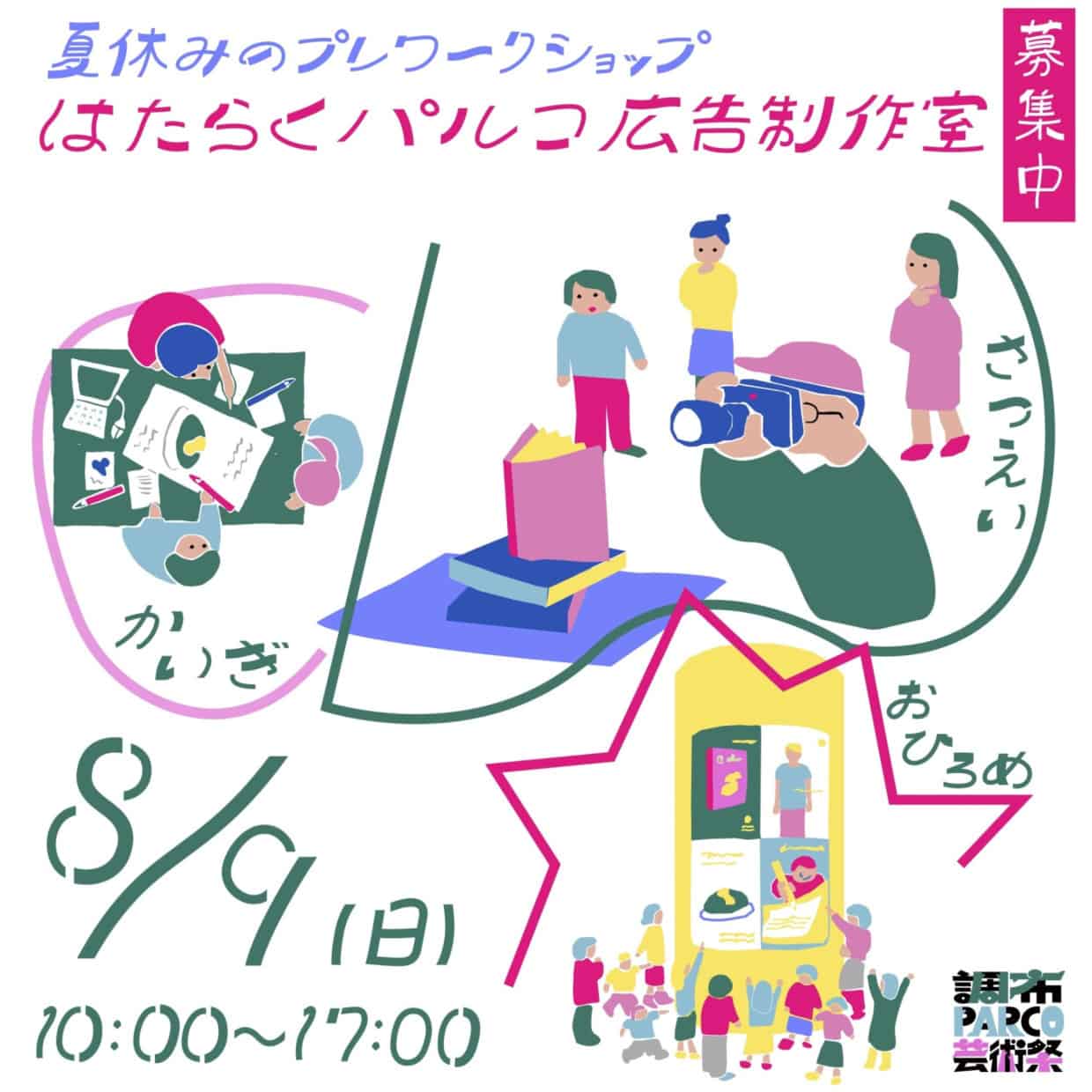 調布PARCO芸術祭2026 プレワークショップ VOL.01はたらくパルコ広告制作室