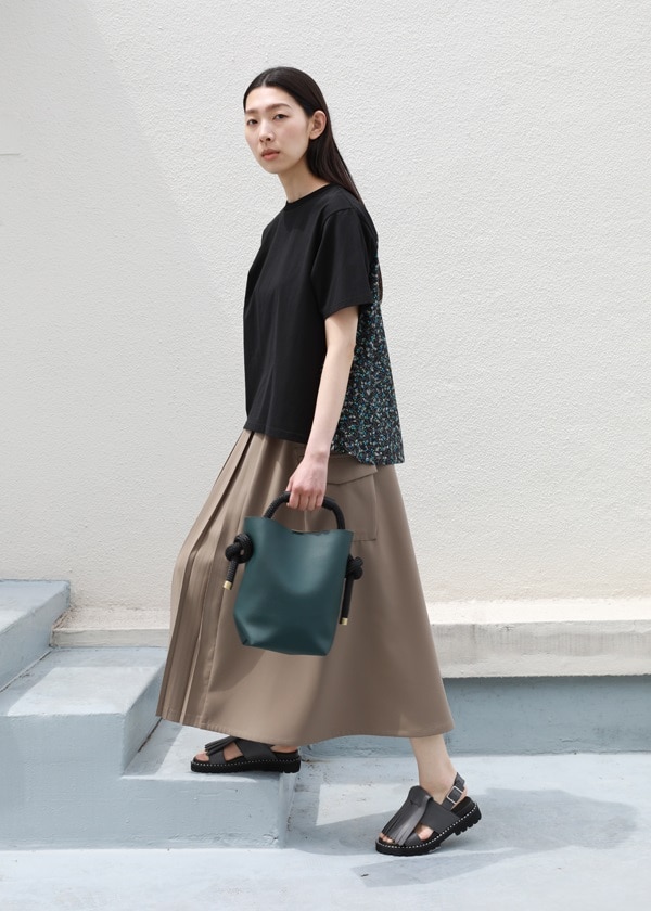 ZUCCA zucca ズッカ ヨット ロープバッグ グリーン 大きめ A4 ZUCCa