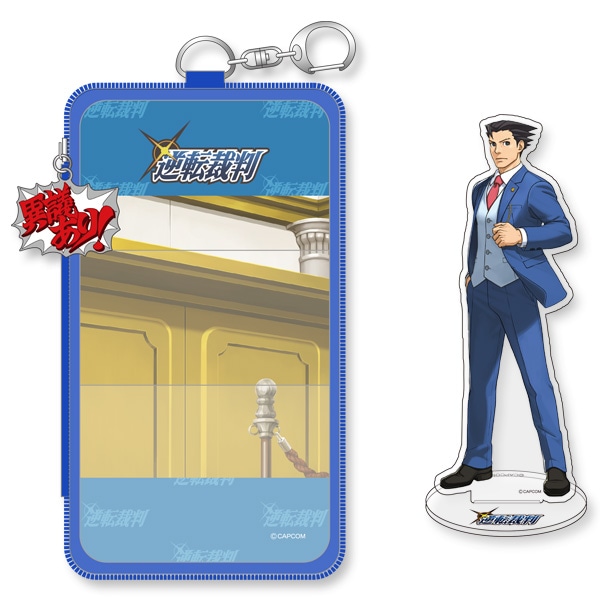 逆転裁判 推し活 アクリルスタンドポーチ (成歩堂龍一) アクリルスタンドポーチ (成歩堂龍一)  2000016188844