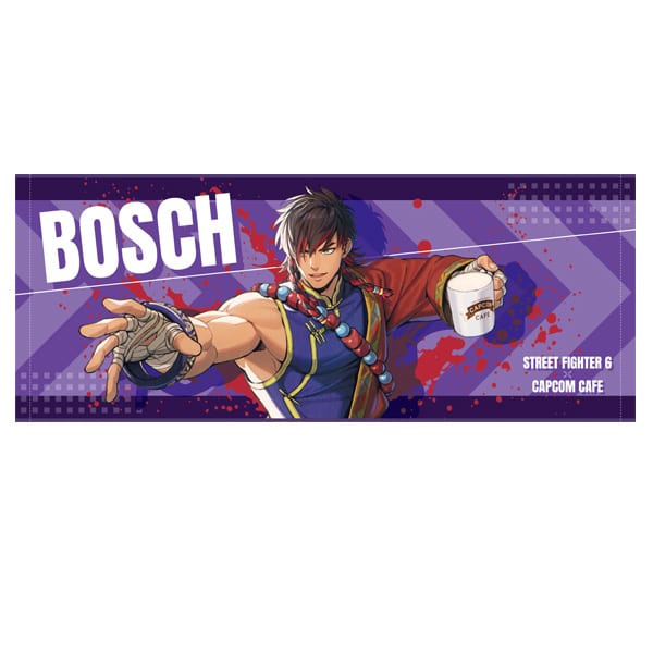 カプコンカフェ×ストリートファイター6 フェイスタオル(ボシュ) フェイスタオル(ボシュ)2000016498363