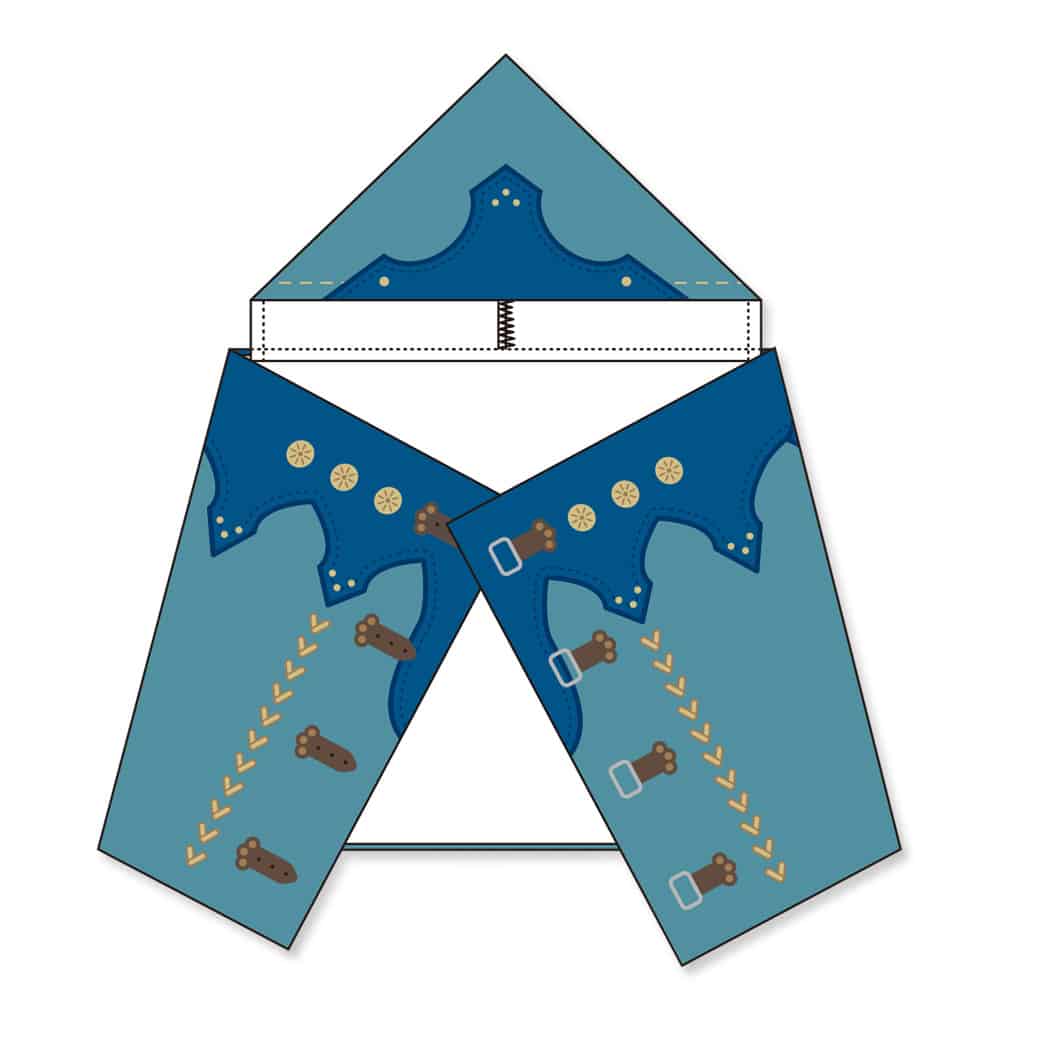 CAPCOM STORE モンスターハンターワイルズ フード付きタオル(ホープシリーズ) ワイルズ フード付きタオル(ホープ)　2000016573985