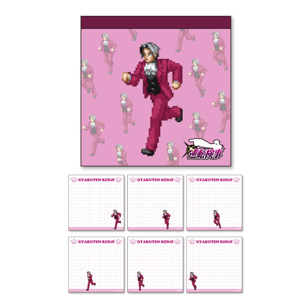 CAPCOM STORE　逆転検事 走れ！御剣シリーズ パラパラメモ(走り) 逆転検事 走れ！御剣シリーズ パラパラメモ(走り)　2000016497052