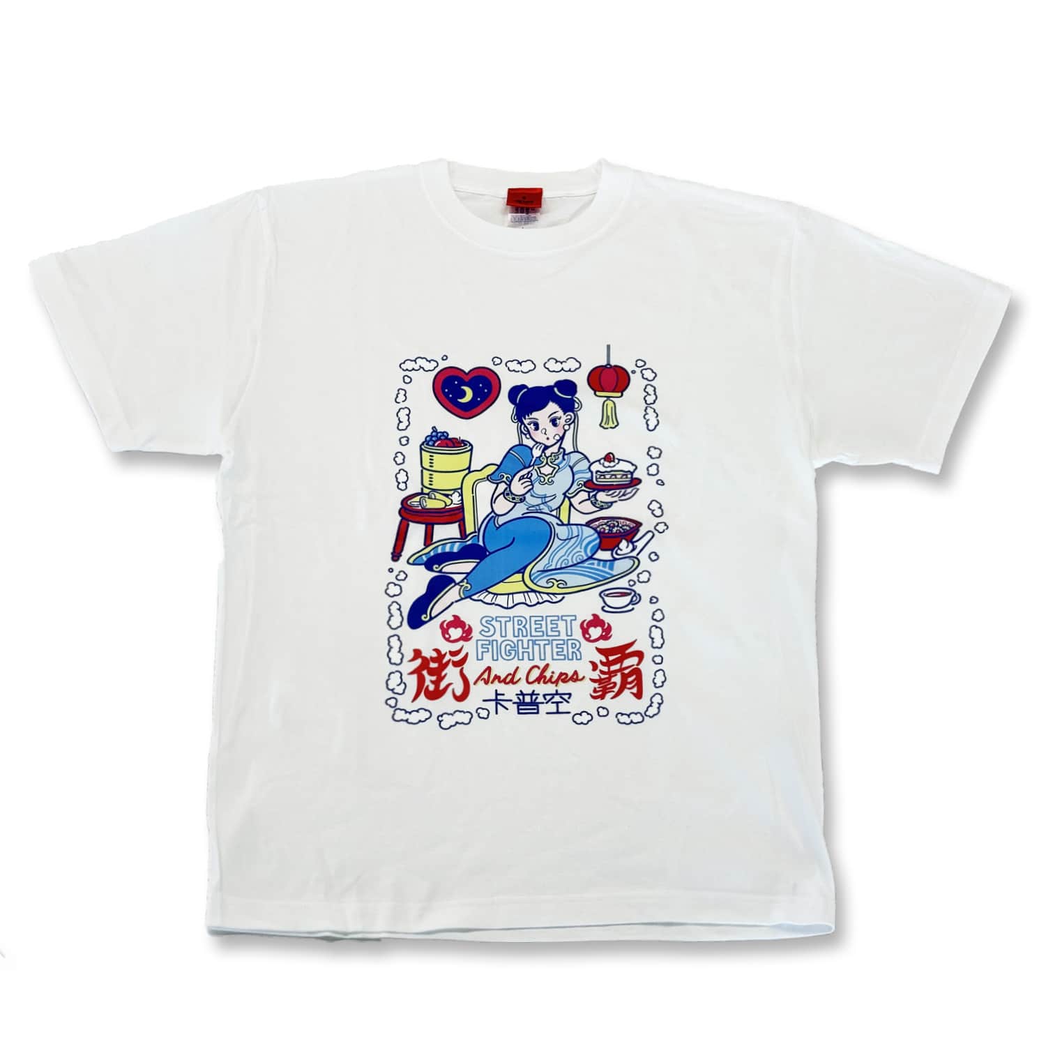 AND CHIPS STREET FIGHTER 6 by SANLEMO Tシャツ(春麗) White L 2000016644142