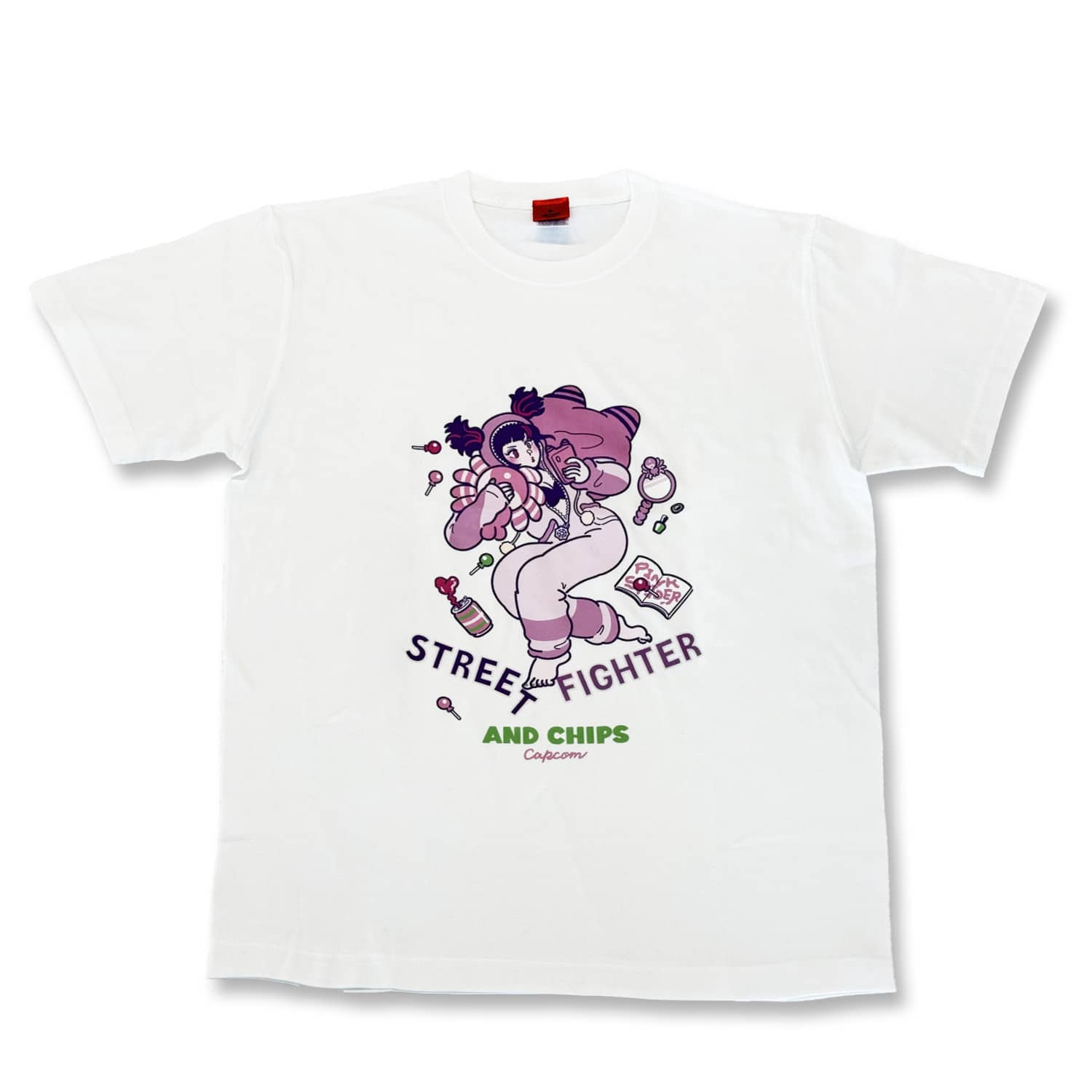 AND CHIPS STREET FIGHTER 6 by SANLEMO Tシャツ(ジュリ) White L 2000016644203