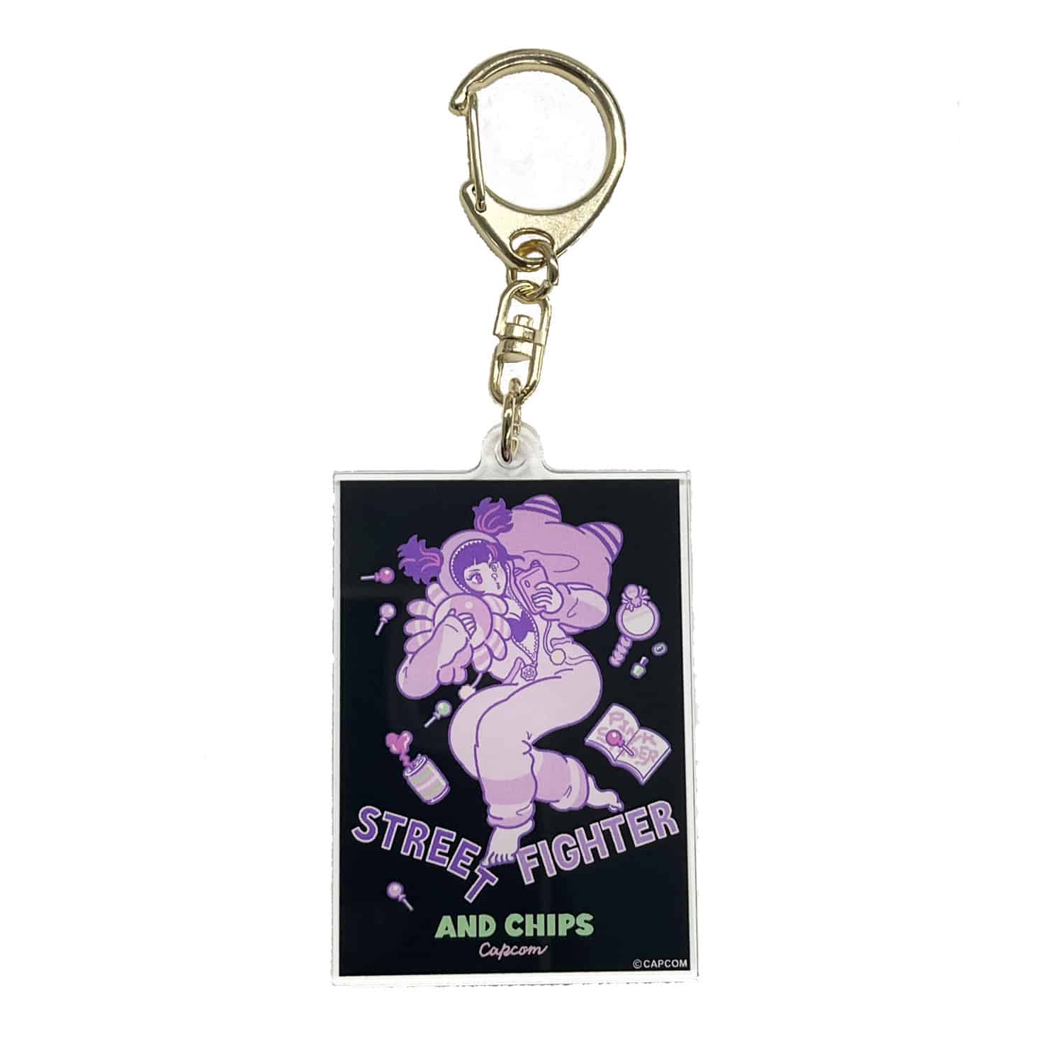 AND CHIPS STREET FIGHTER 6 by SANLEMO アクリルキーホルダー(ジュリ) 2000016644319