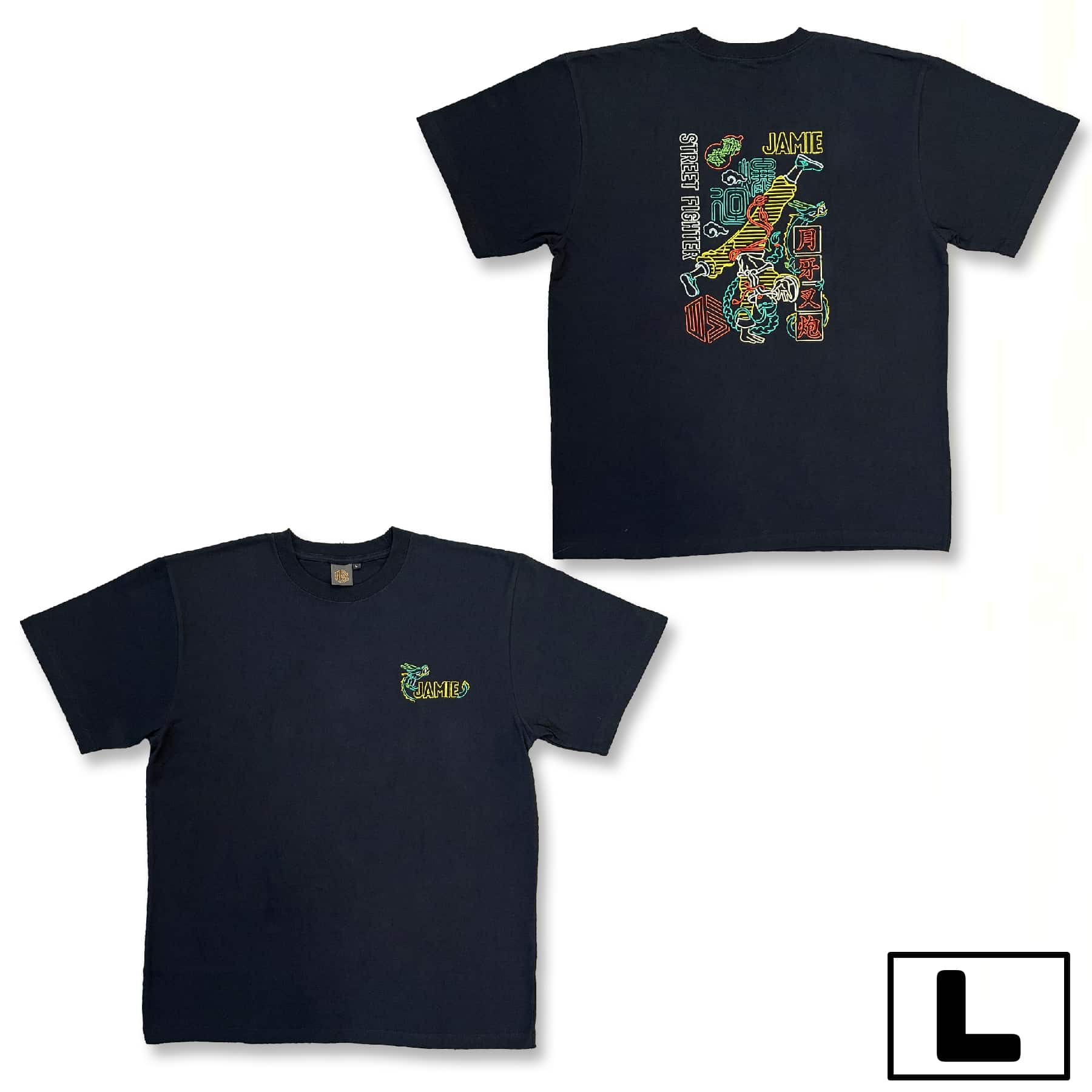 CAPCOM STORE STREET FIGHTER 6 Neon Design 刺繍Tシャツ(ジェイミー) L STREET FIGHTER 6 Neon Design 刺繍Tシャツ(ジェイミー) L2000016620047