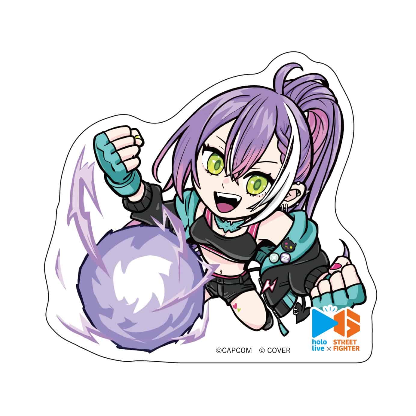 カプコンカフェ ストリートファイター6×ホロライブ第1弾 BIGステッカー(常闇トワ) ｶﾌﾟｺﾝｶﾌｪ ｽﾄﾘｰﾄﾌｧｲﾀ6×ﾎﾛﾗｲﾌﾞ第1弾 BIGｽﾃｯｶｰ(常闇トワ) 2000016663013