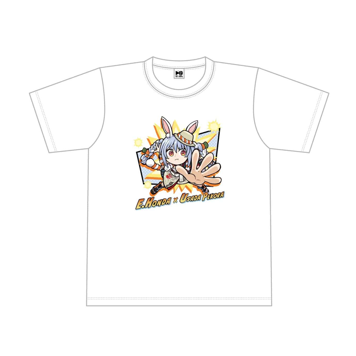 カプコンカフェ ストリートファイター6×ホロライブ第1弾 Tシャツ(兎田ぺこら) ｶﾌﾟｺﾝｶﾌｪ ｽﾄﾘｰﾄﾌｧｲﾀ6×ﾎﾛﾗｲﾌﾞ第1弾 Tシャツ(兎田ぺこら) 2000016663129