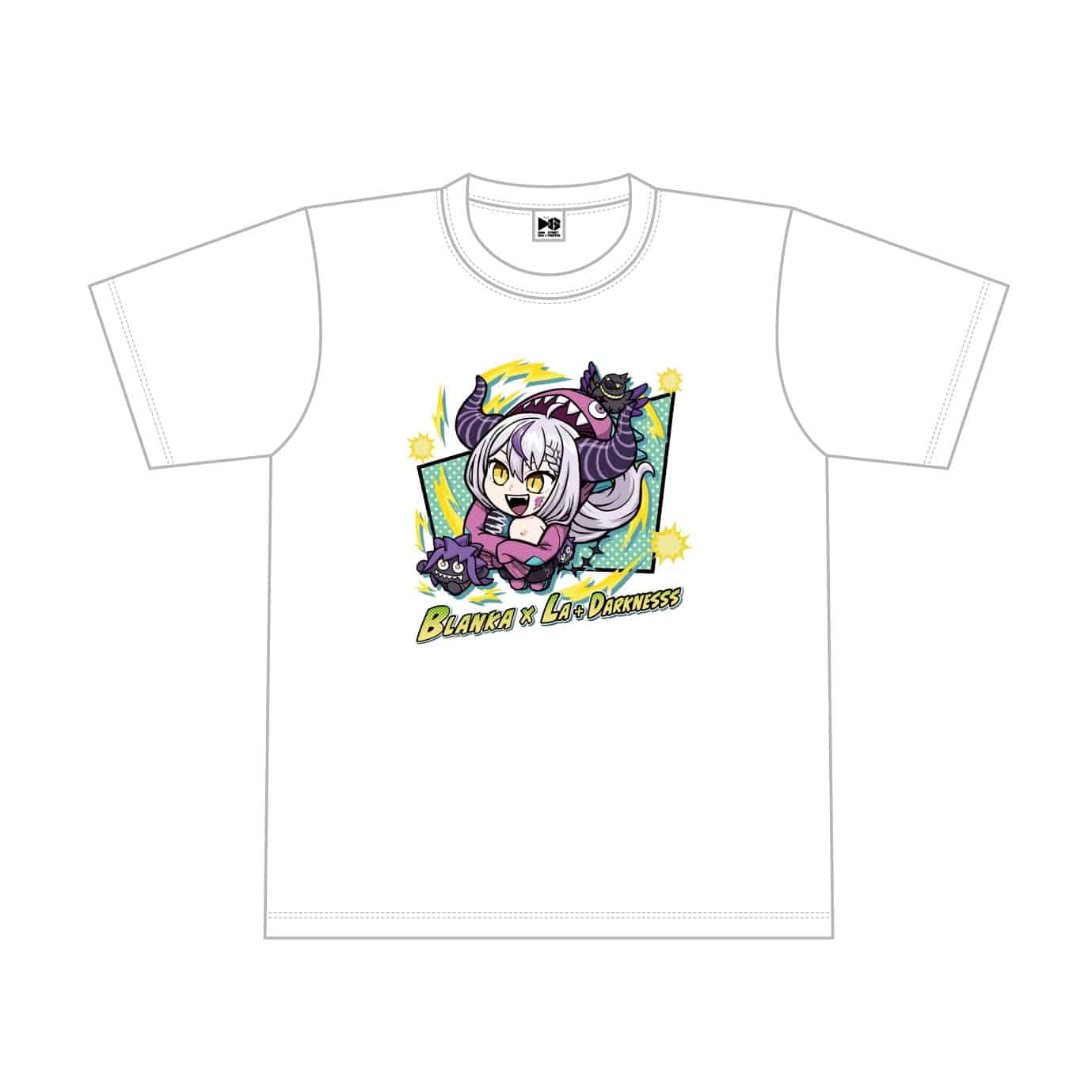 カプコンカフェ ストリートファイター6×ホロライブ第1弾 Tシャツ(ラプラス・ダークネス) ｶﾌﾟｺﾝｶﾌｪ ｽﾄﾘｰﾄﾌｧｲﾀ6×ﾎﾛﾗｲﾌﾞ第1弾 Tシャツ(ﾗﾌﾟﾗｽ･ﾀﾞｰｸﾈｽ) 2000016663143