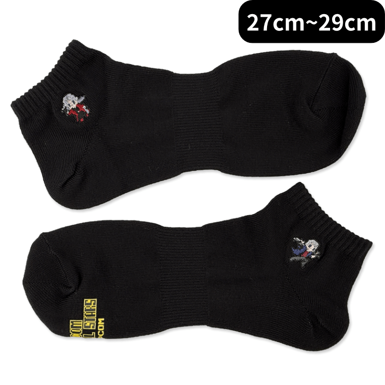 カプコンピクセルオールスターズ -ソックスコレクション- ダンテ&ネロ(27cm～29cm ) black -ｿｯｸｽｺﾚｸｼｮﾝ- ﾀﾞﾝﾃ&ﾈﾛ(27cm~29cm ) black2000016500936