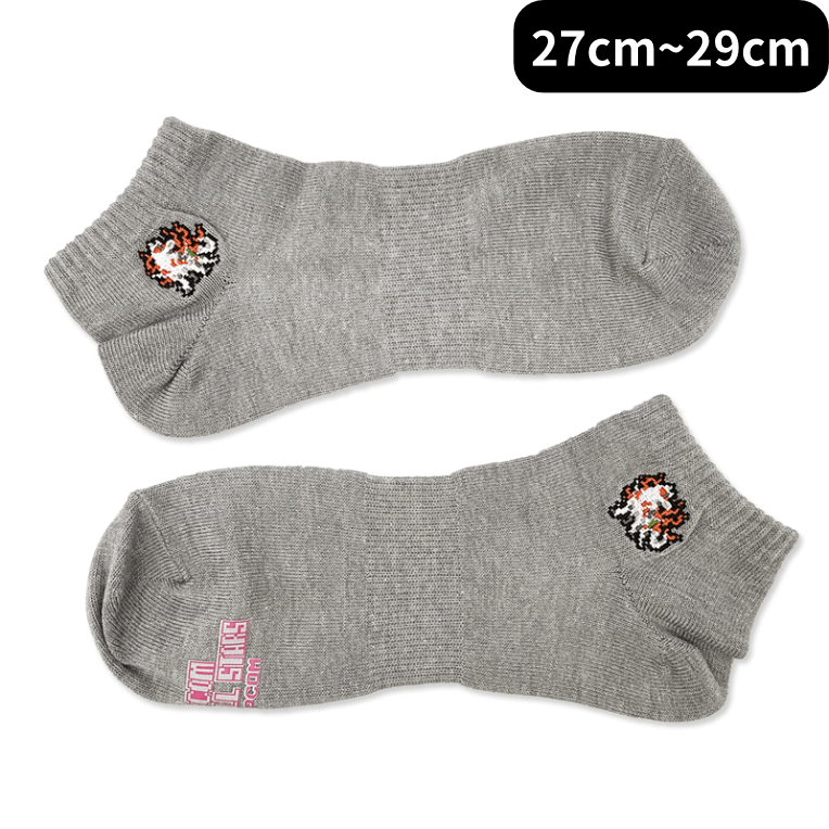 カプコンピクセルオールスターズ -ソックスコレクション- アマテラス(27cm～29cm ) grey -ｿｯｸｽｺﾚｸｼｮﾝ- ｱﾏﾃﾗｽ(27cm~29cm ) grey2000016501230