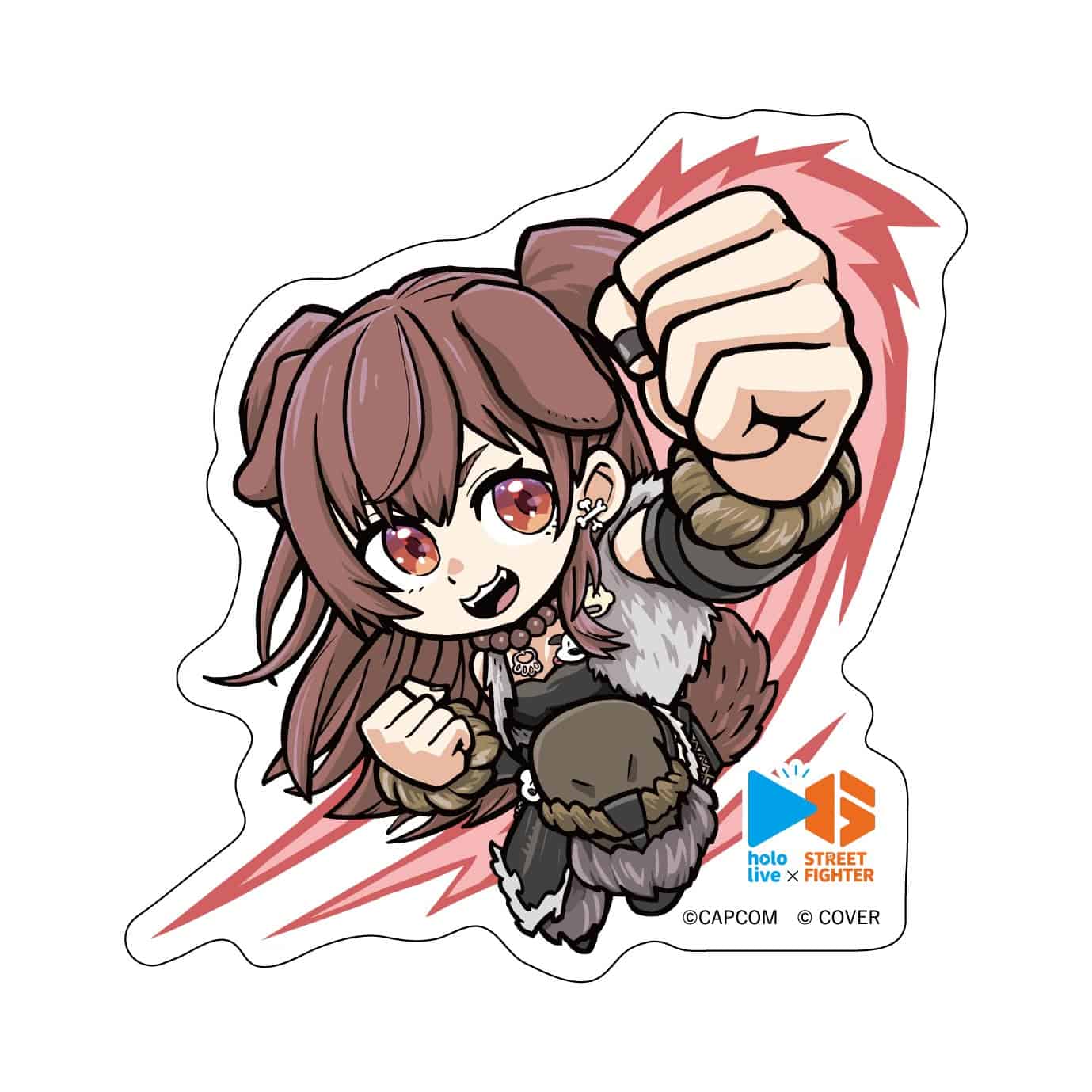 カプコンカフェ ストリートファイター6×ホロライブ第2弾 BIGステッカー(戌神ころね) ｶﾌﾟｺﾝｶﾌｪ×ﾎﾛﾗｲﾌﾞ第2弾 BIGｽﾃｯｶｰ(戌神ころね)2000016708974