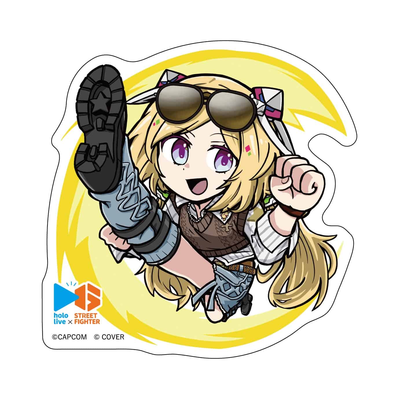 カプコンカフェ ストリートファイター6×ホロライブ第2弾 BIGステッカー(アキ・ローゼンタール) ｶﾌﾟｺﾝｶﾌｪ×ﾎﾛﾗｲﾌﾞ第2弾 BIGｽﾃｯｶｰ(アキ・ローゼンタール)2000016709025