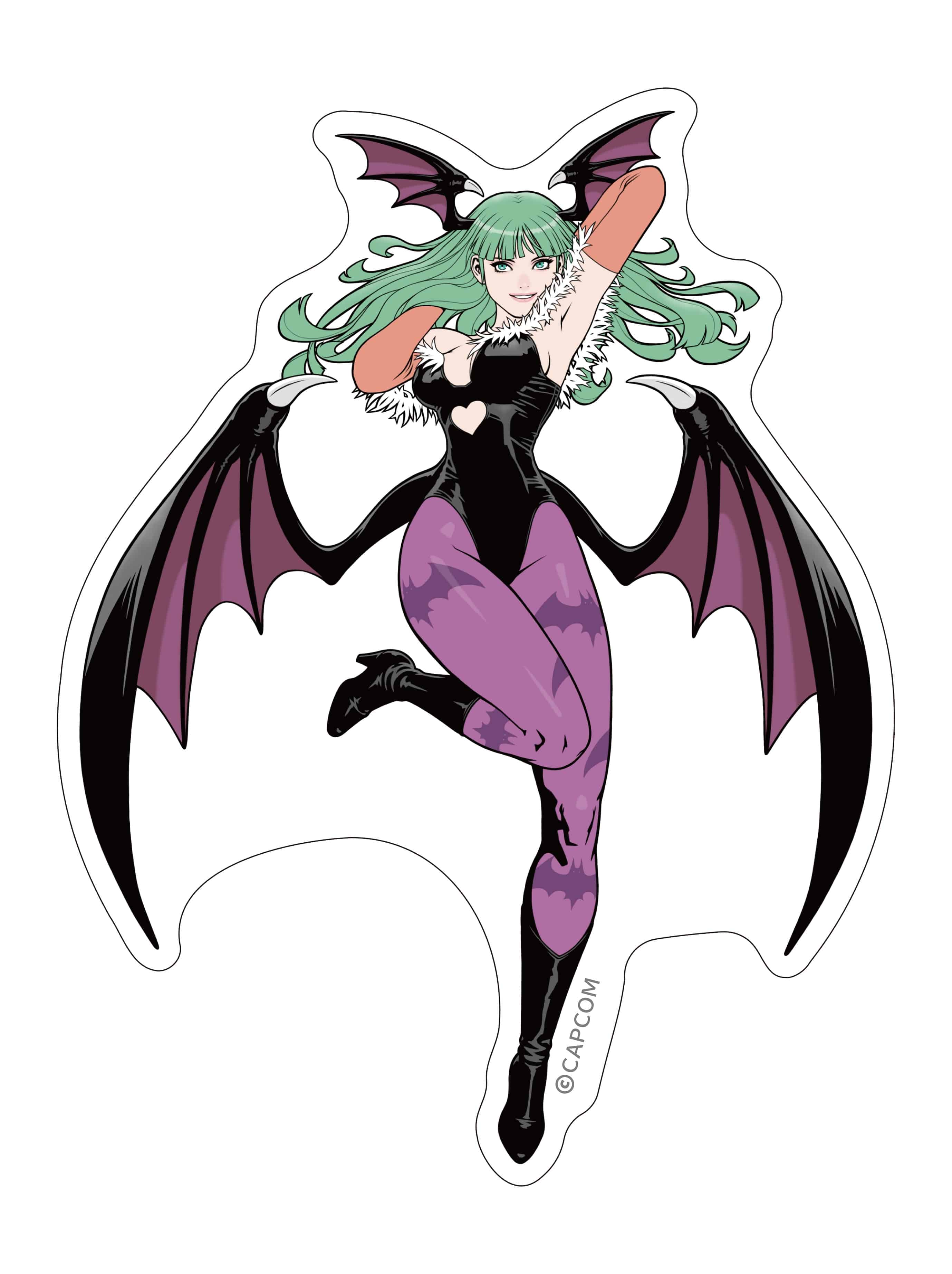 CAPCOM STORE メインビジュアル ダイカットステッカー(モリガン) メインビジュアル ダイカットステッカー(モリガン)2000016763010