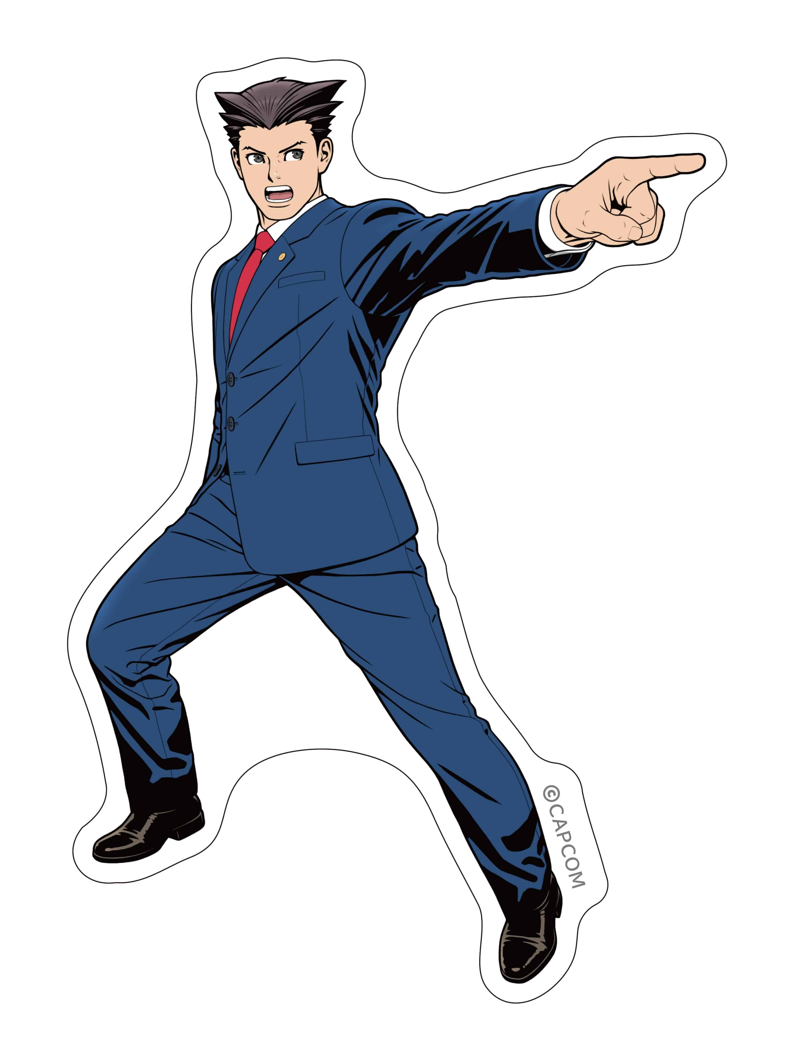 CAPCOM STORE メインビジュアル ダイカットステッカー(成歩堂龍一) メインビジュアル ダイカットステッカー(成歩堂龍一)2000016763072