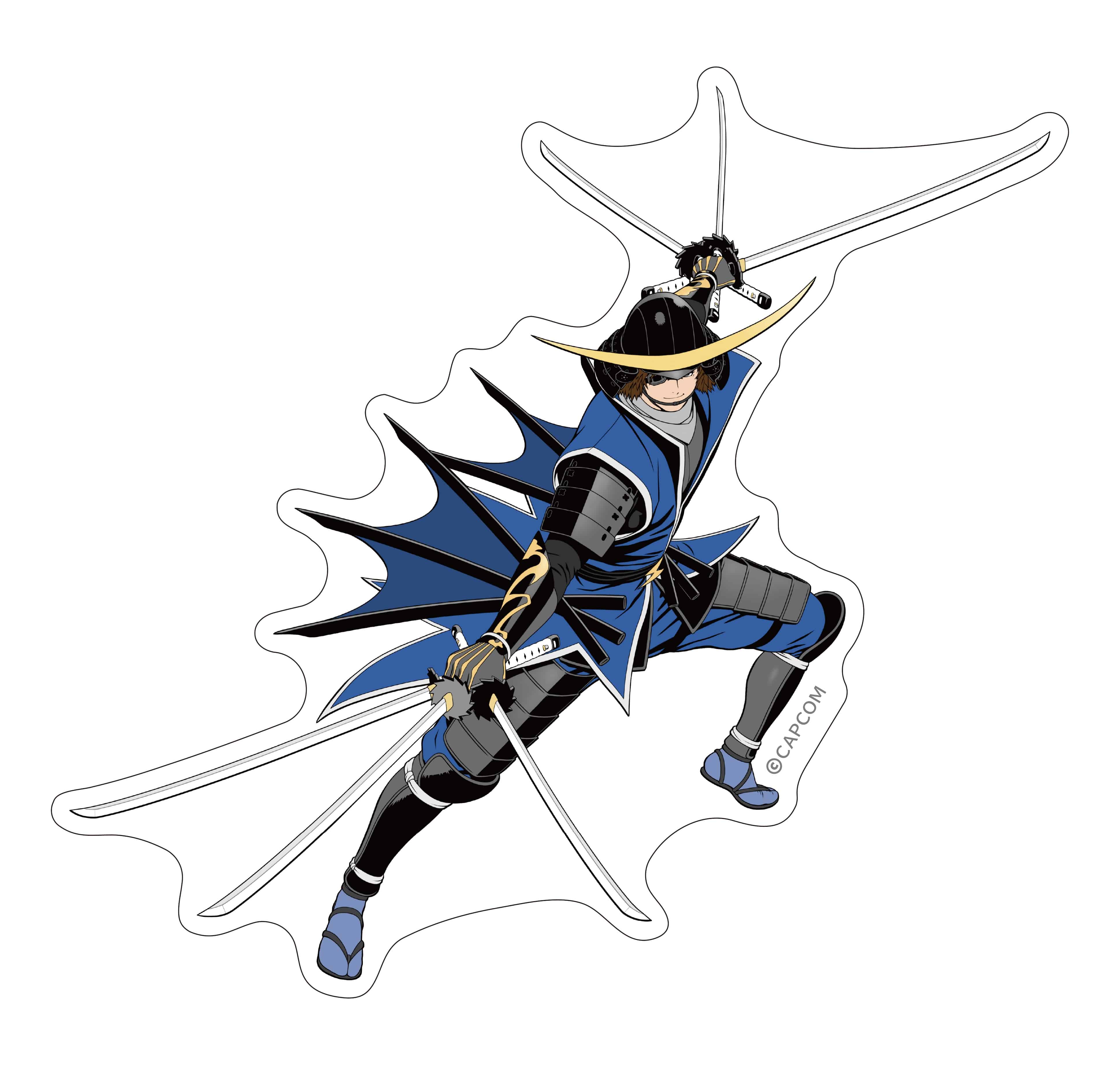 CAPCOM STORE メインビジュアル ダイカットステッカー(伊達政宗) メインビジュアル ダイカットステッカー(伊達政宗)2000016763089