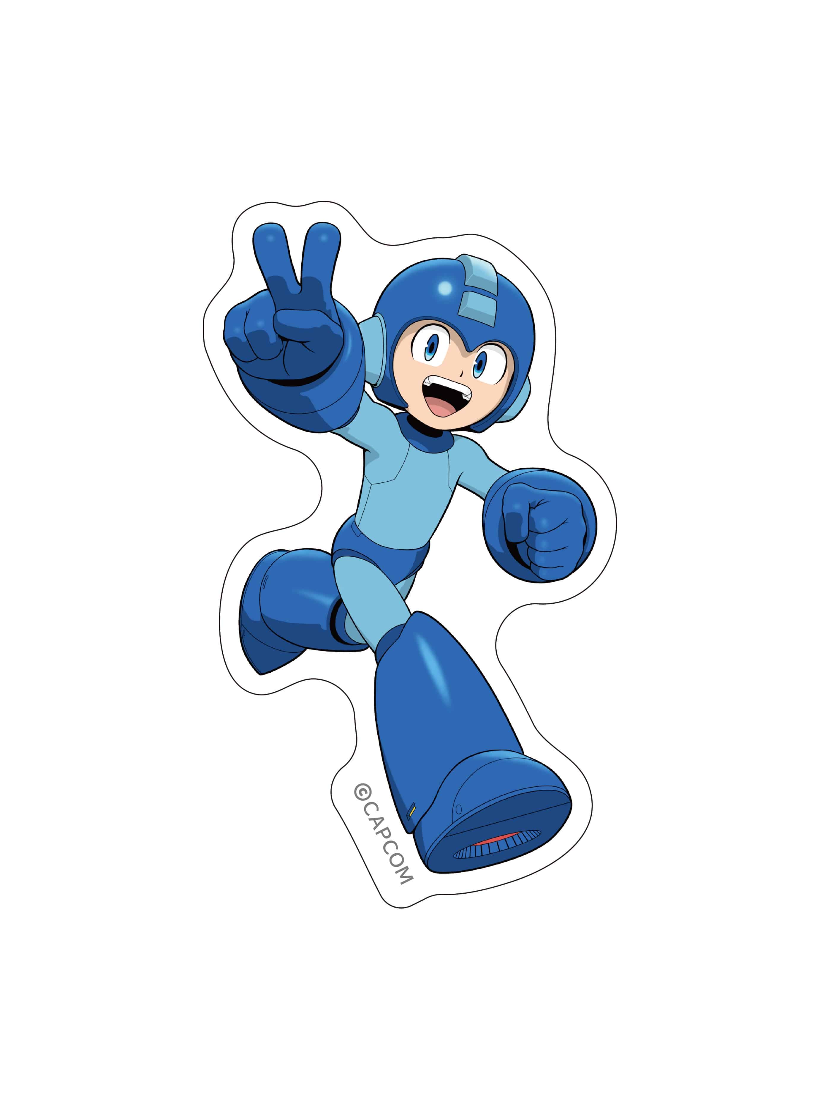 CAPCOM STORE メインビジュアル ダイカットステッカー(ロックマン) メインビジュアル ダイカットステッカー(ロックマン)2000016763133