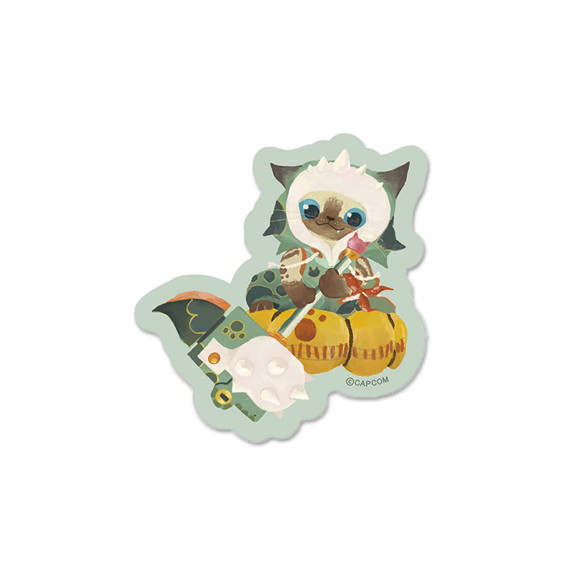 ﾓﾝｽﾀｰﾊﾝﾀｰﾜｲﾙｽﾞ ﾎﾞｸも行く!ｵﾄﾓｱｲﾙｰｺﾚｸｼｮﾝ ﾐﾆｽﾃｯｶｰ(ﾁｬﾀﾈｺ装備) 2000016771978