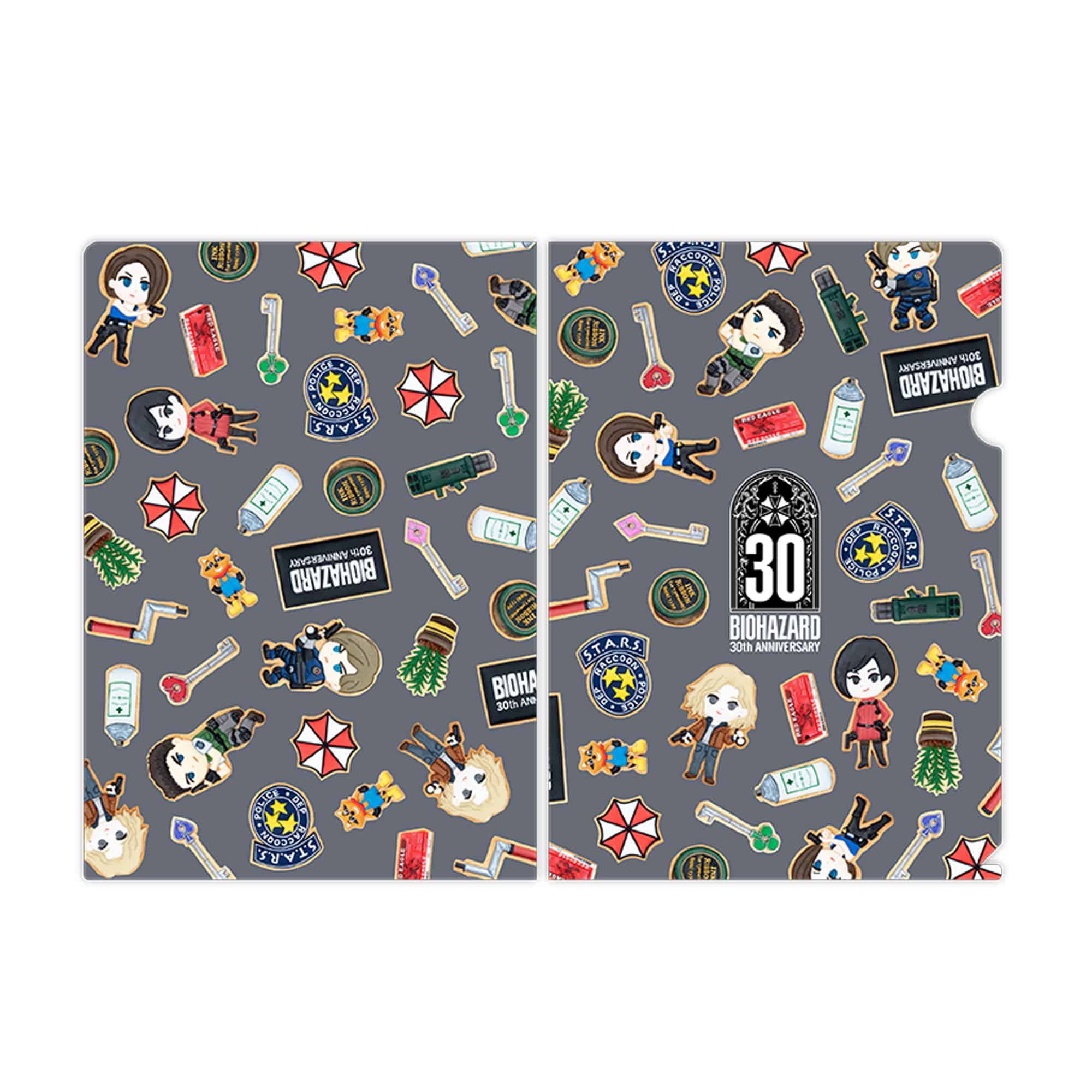 CAPCOM STORE バイオハザード30th Sweets Collection クリアファイル(BLUE) クリアファイル(BLUE)　2000016787962