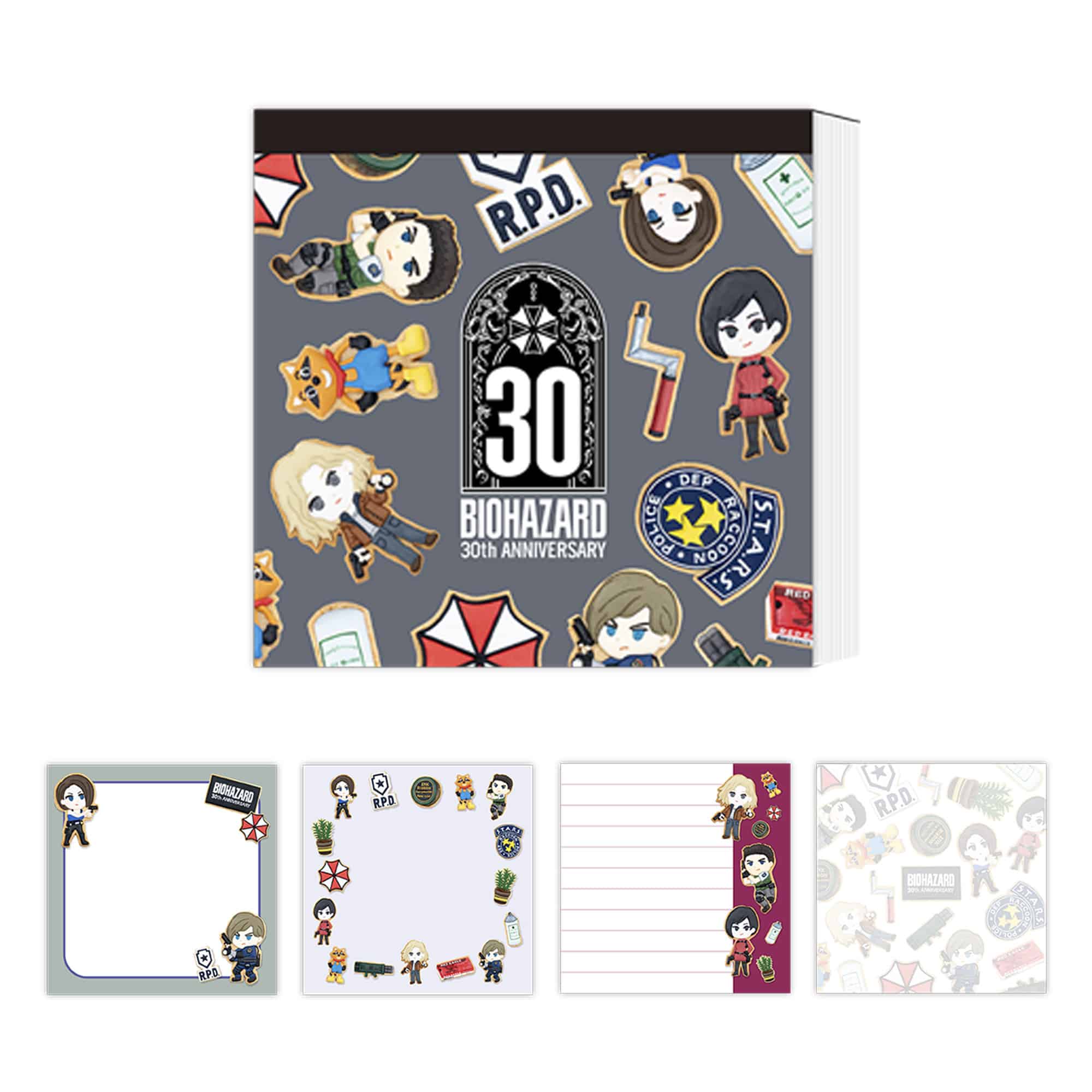 CAPCOM STORE バイオハザード30th Sweets Collection スクエアメモ(BLUE) スクエアメモ(BLUE)　2000016788013