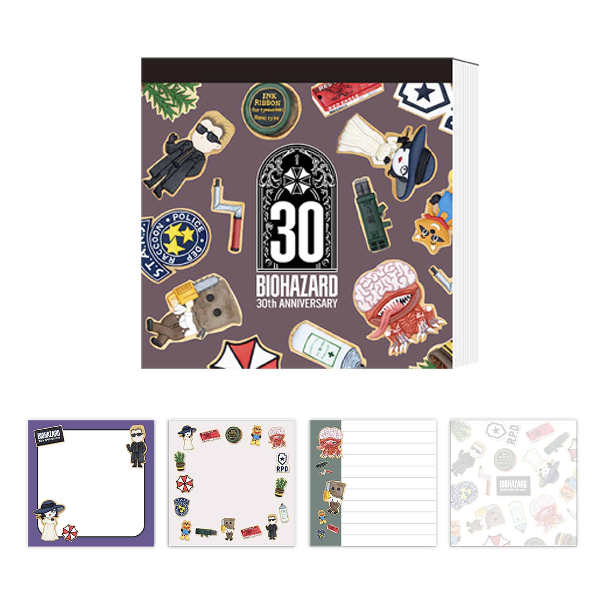 CAPCOM STORE バイオハザード30th Sweets Collection スクエアメモ(RED) スクエアメモ(RED)　2000016788020