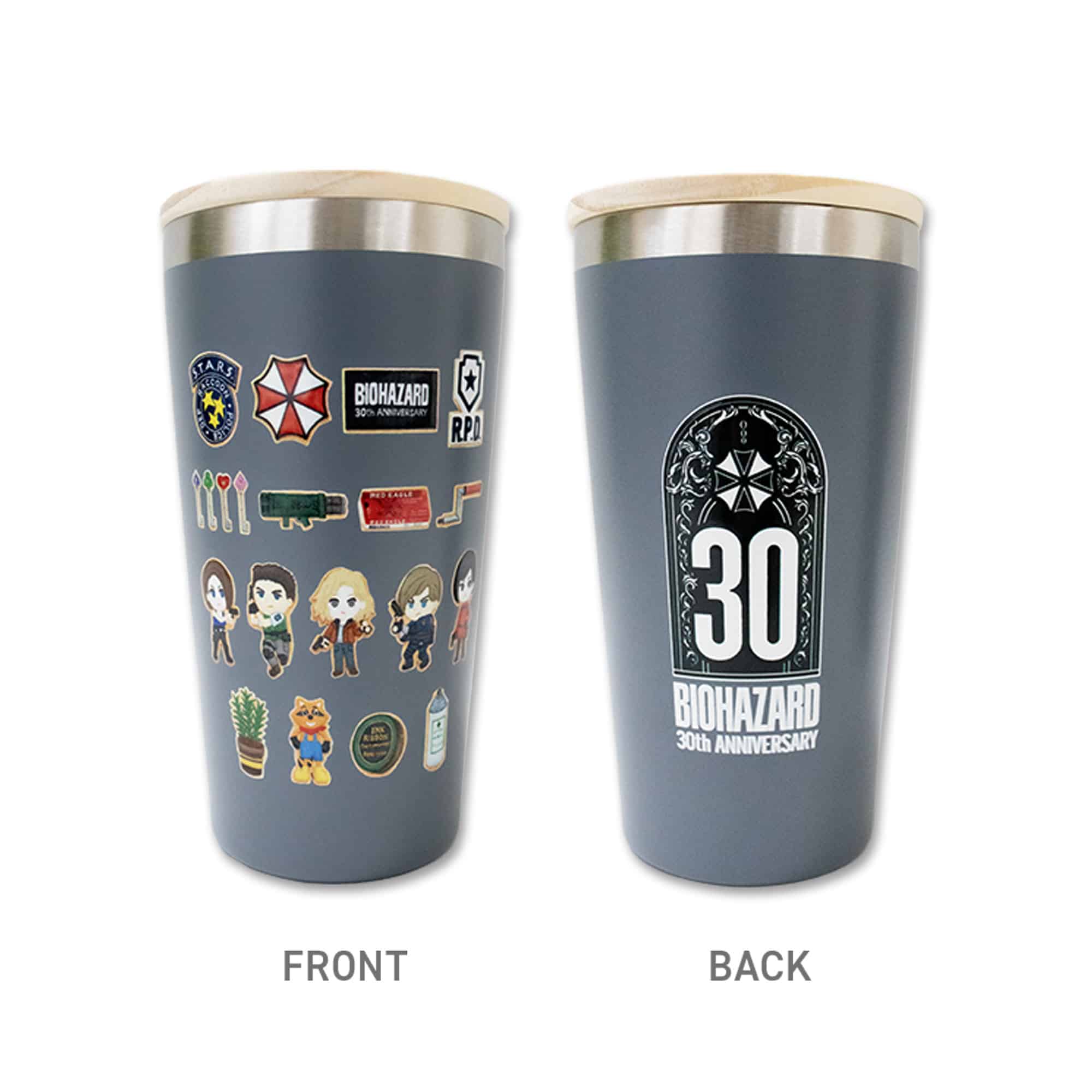 CAPCOM STORE バイオハザード30th Sweets Collection 蓋付きタンブラー(BLUE) 蓋付きタンブラー(BLUE)　2000016788037