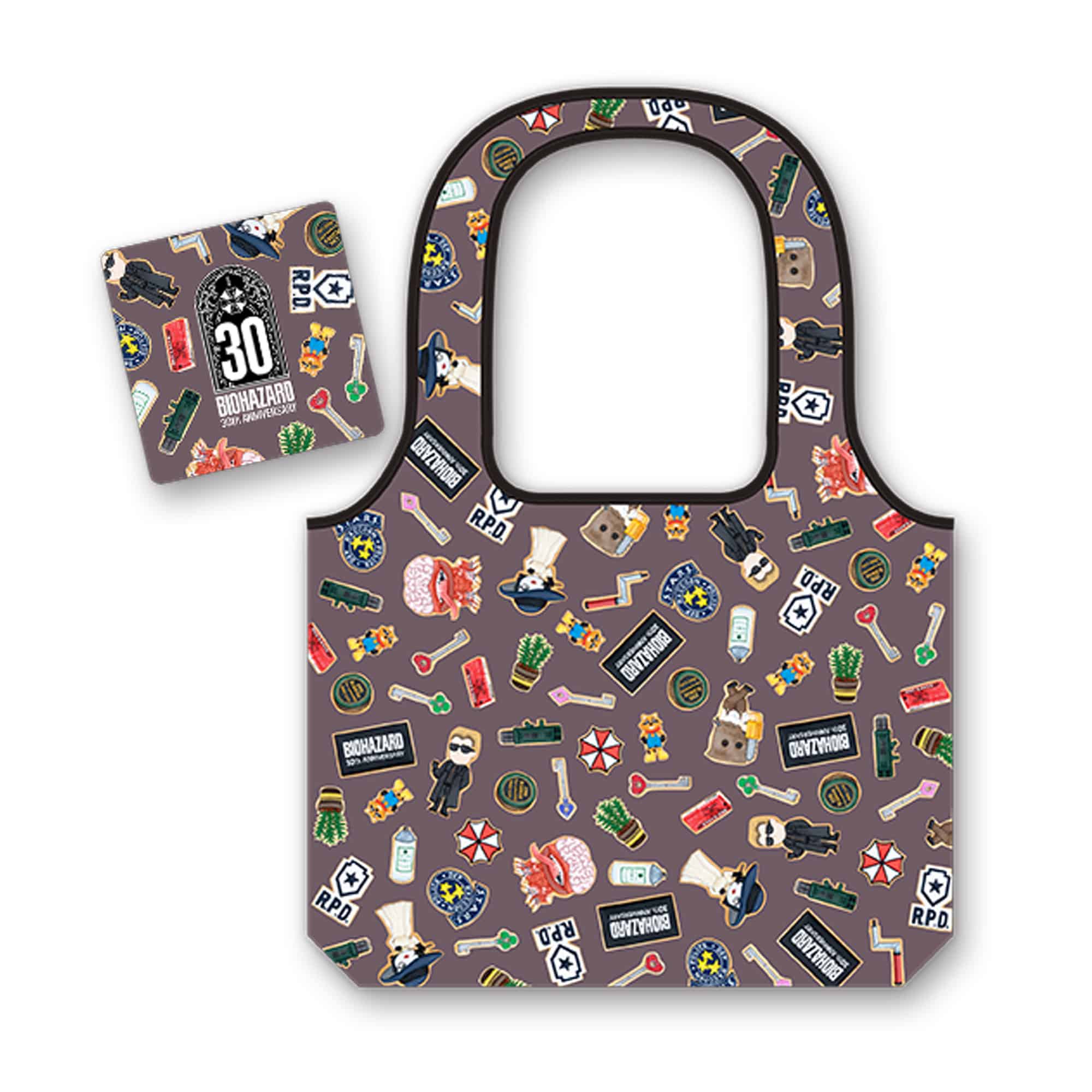 CAPCOM STORE バイオハザード30th Sweets Collection ショッピングバッグ(RED) ショッピングバッグ(RED)　2000016788150