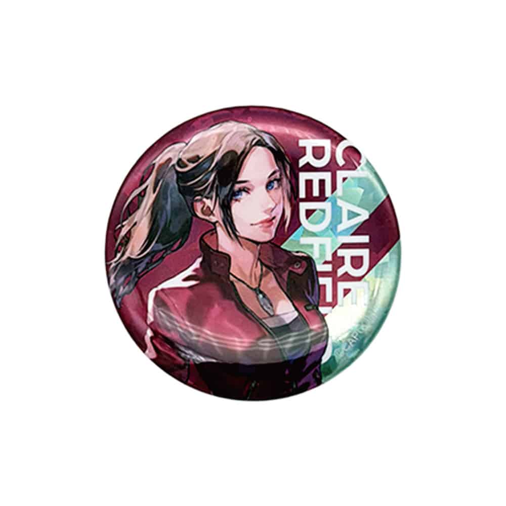 CAPCOM STORE ALL CAPCOM Artworks by 実田千聖 ホログラム缶バッジ (クレア・レッドフィールド) クレア・レッドフィールド　2000016795165