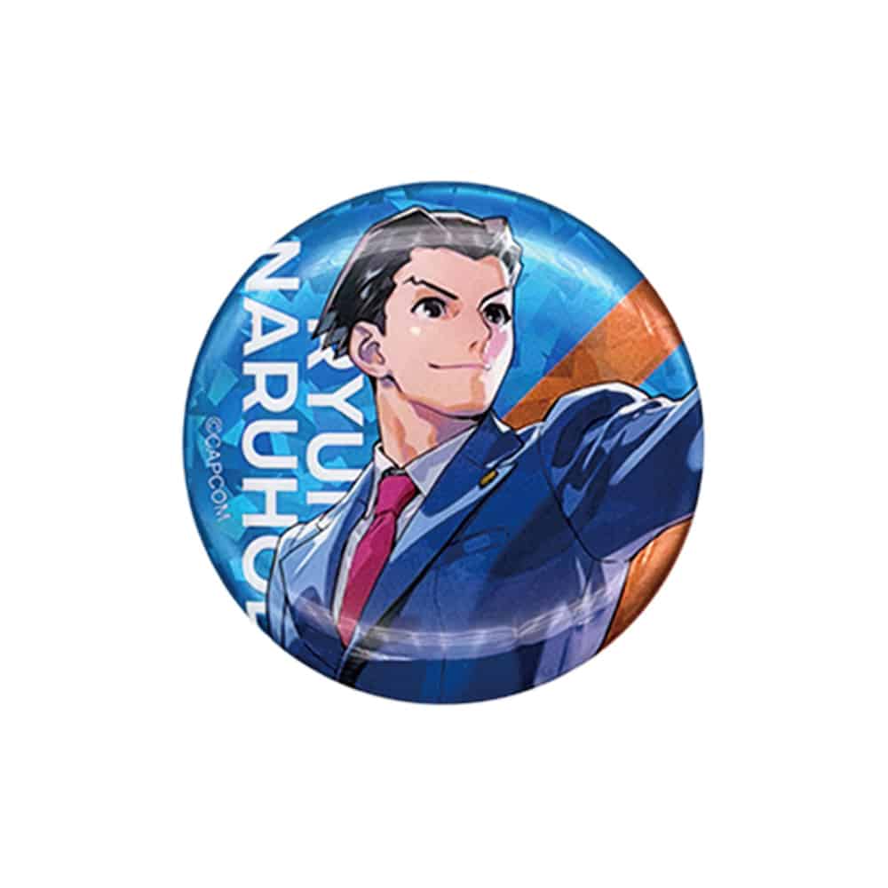 CAPCOM STORE ALL CAPCOM Artworks by 実田千聖 ホログラム缶バッジ (成歩堂龍一) 成歩堂龍一　2000016795172