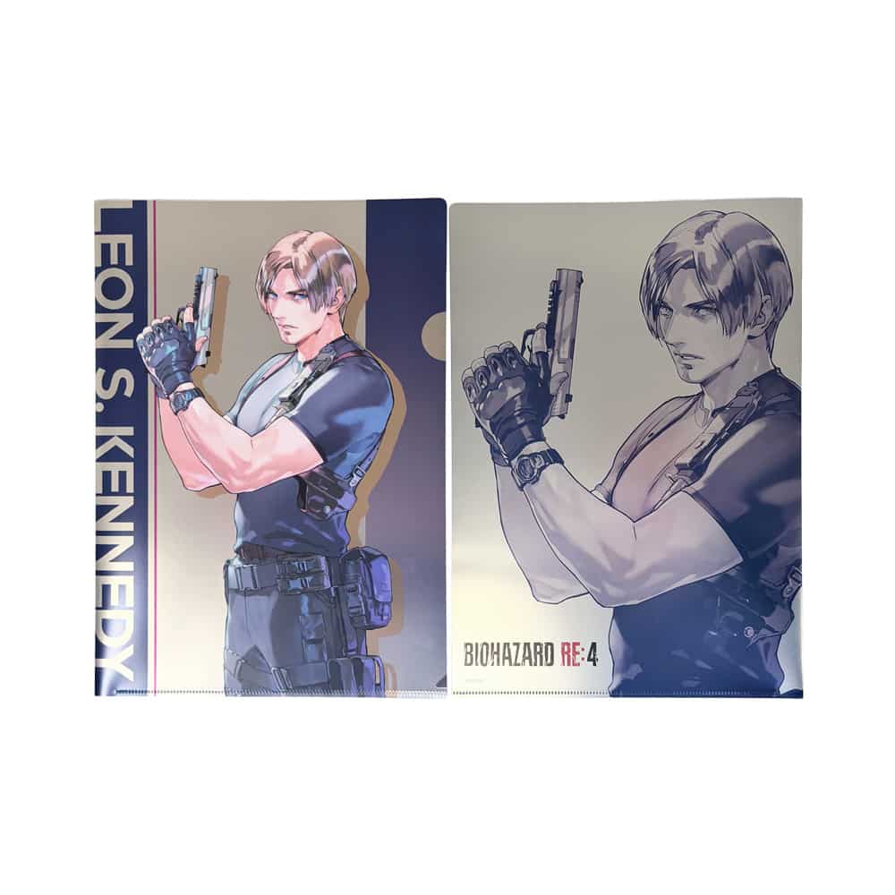 CAPCOM STORE ALL CAPCOM Artworks by 実田千聖 メタリッククリアファイル (レオン・S・ケネディ) レオン・S・ケネディ　2000016795332
