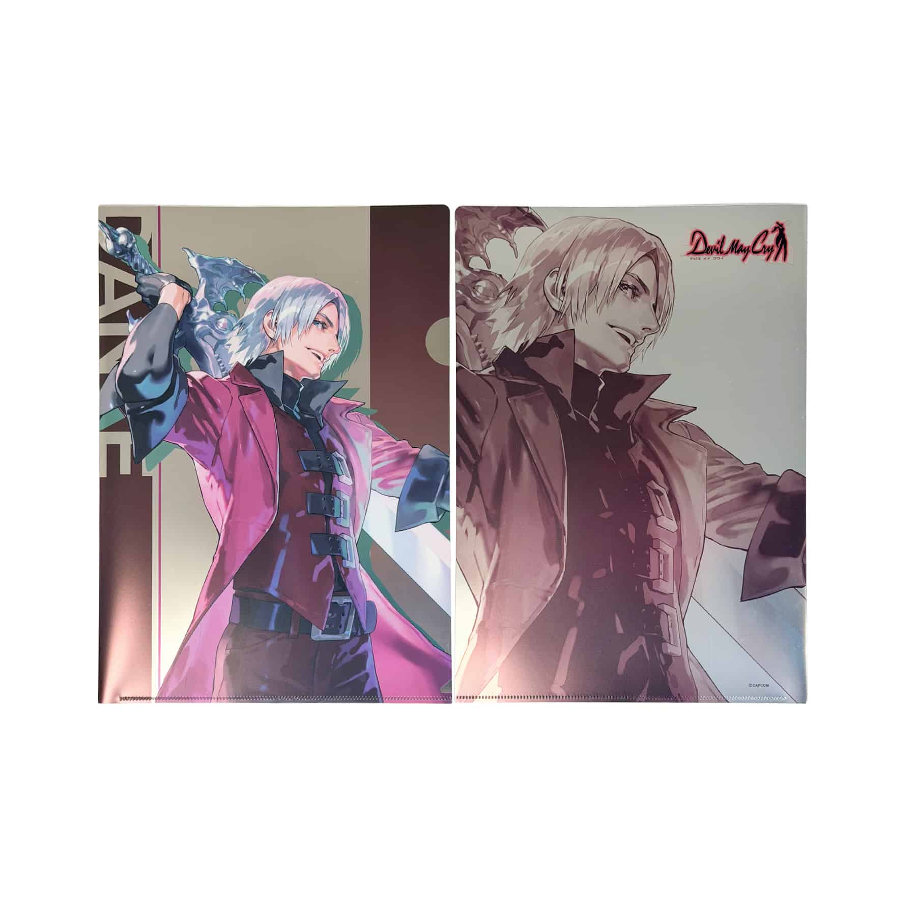 CAPCOM STORE ALL CAPCOM Artworks by 実田千聖 メタリッククリアファイル (ダンテ) ダンテ　2000016795363