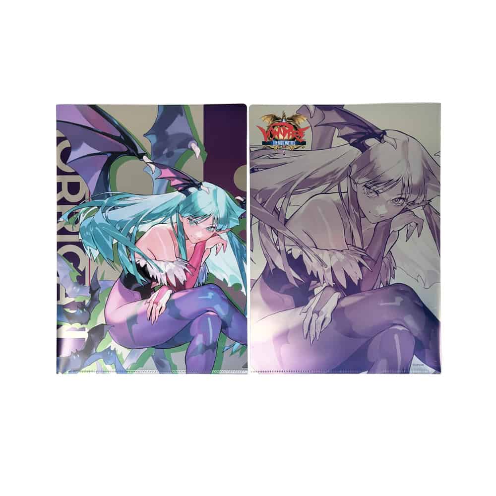 CAPCOM STORE ALL CAPCOM Artworks by 実田千聖 メタリッククリアファイル (モリガン) モリガン　2000016795387