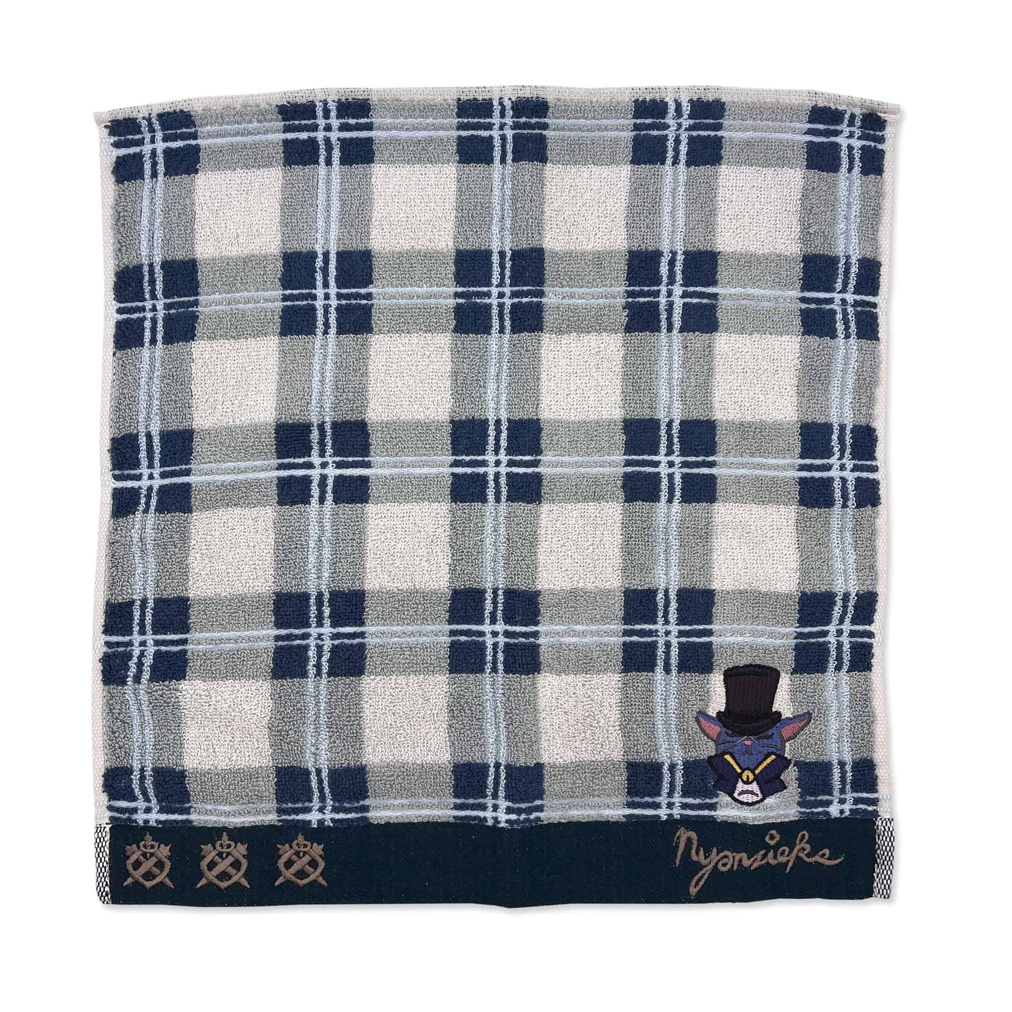 CAPCOM STORE　大逆転裁判 Journey Collection 刺繍フェイスタオル(にゃんじーくす) にゃんじーくす　2000016663907