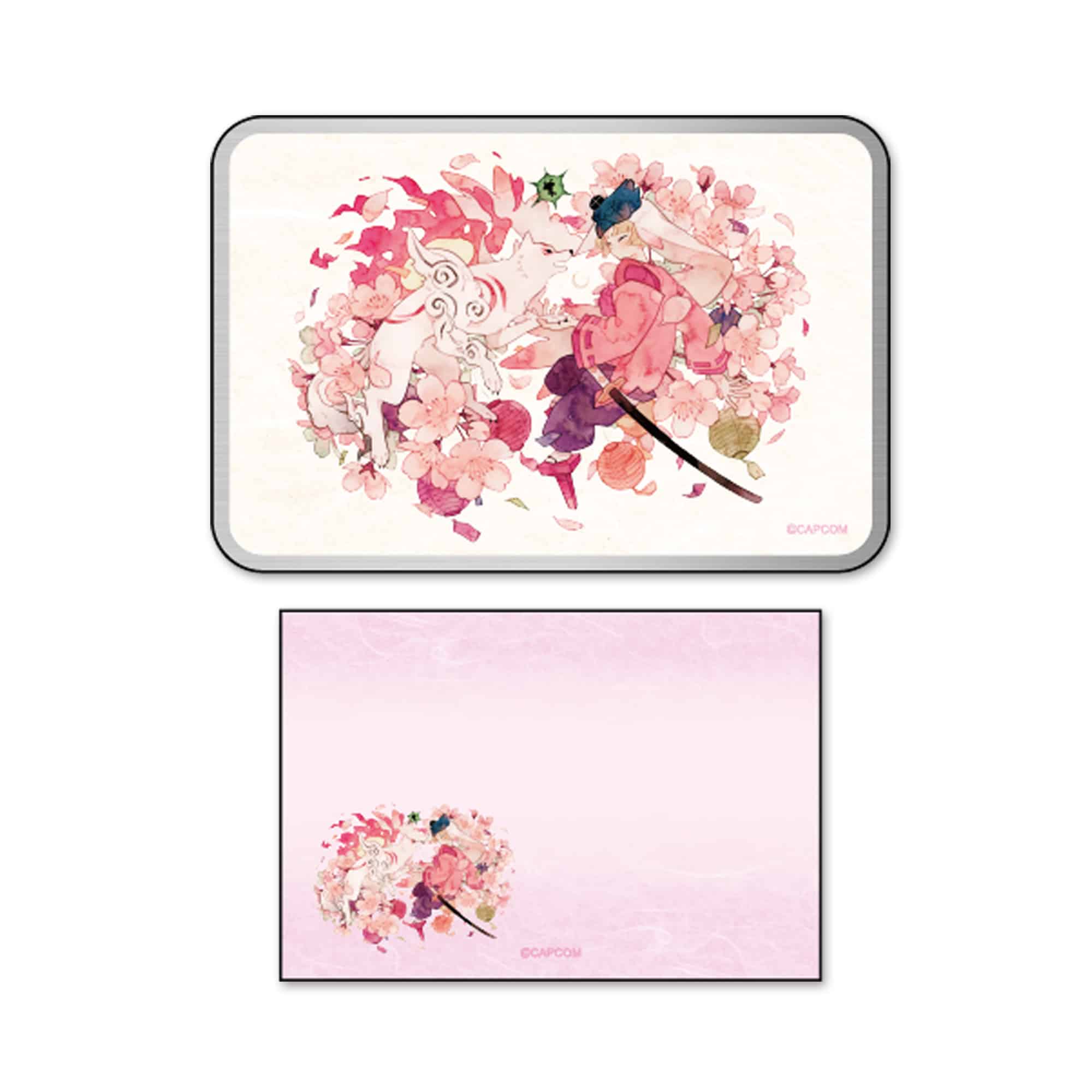 大神20th×おはるちゃん ～花咲く筆しらべ～ 缶入りメモ(アマテラス&ウシワカ) アマテラス&ウシワカ　2000016827330