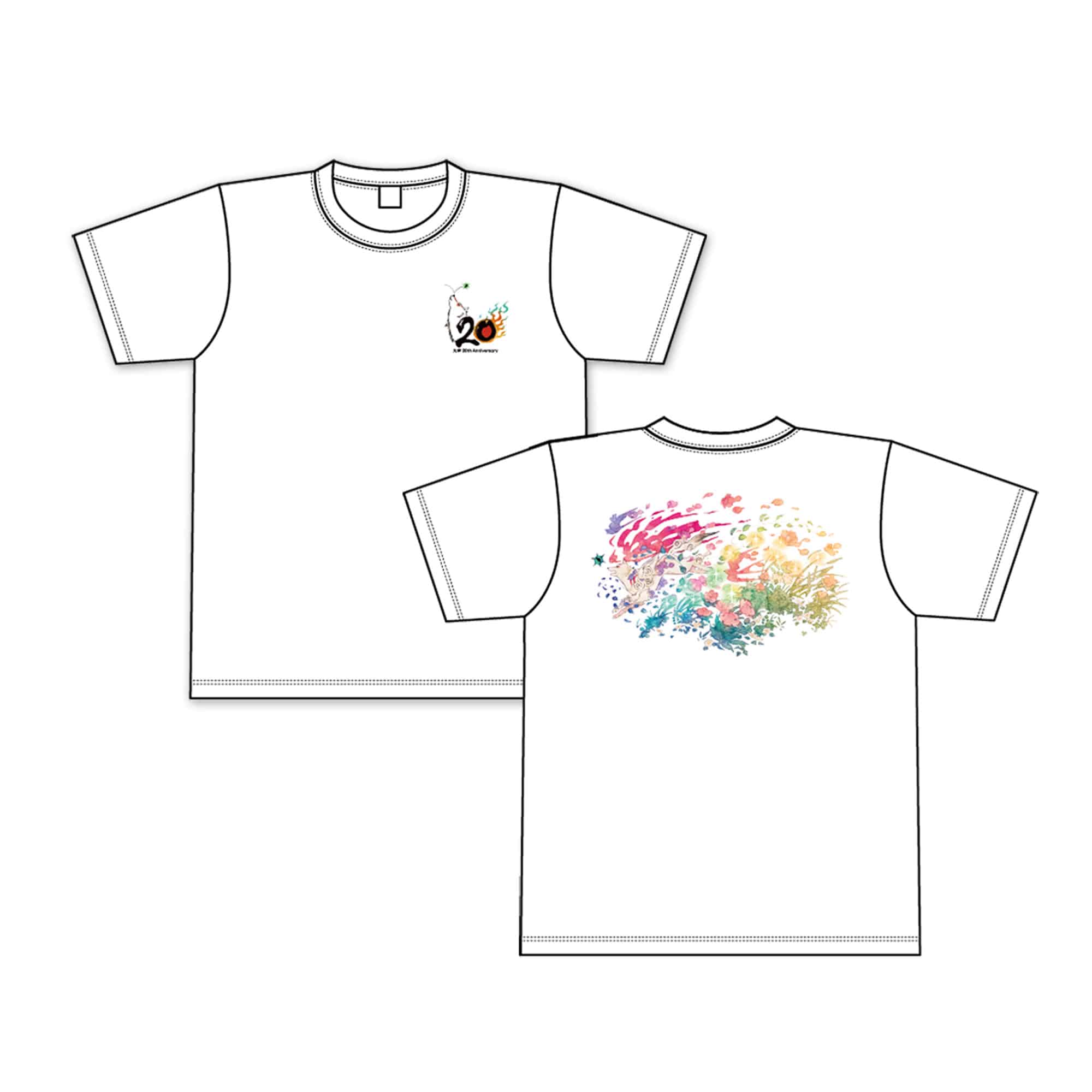 大神20th×おはるちゃん ～花咲く筆しらべ～ バックプリントTシャツ(大神降ろし) 大神降ろし　2000016827347