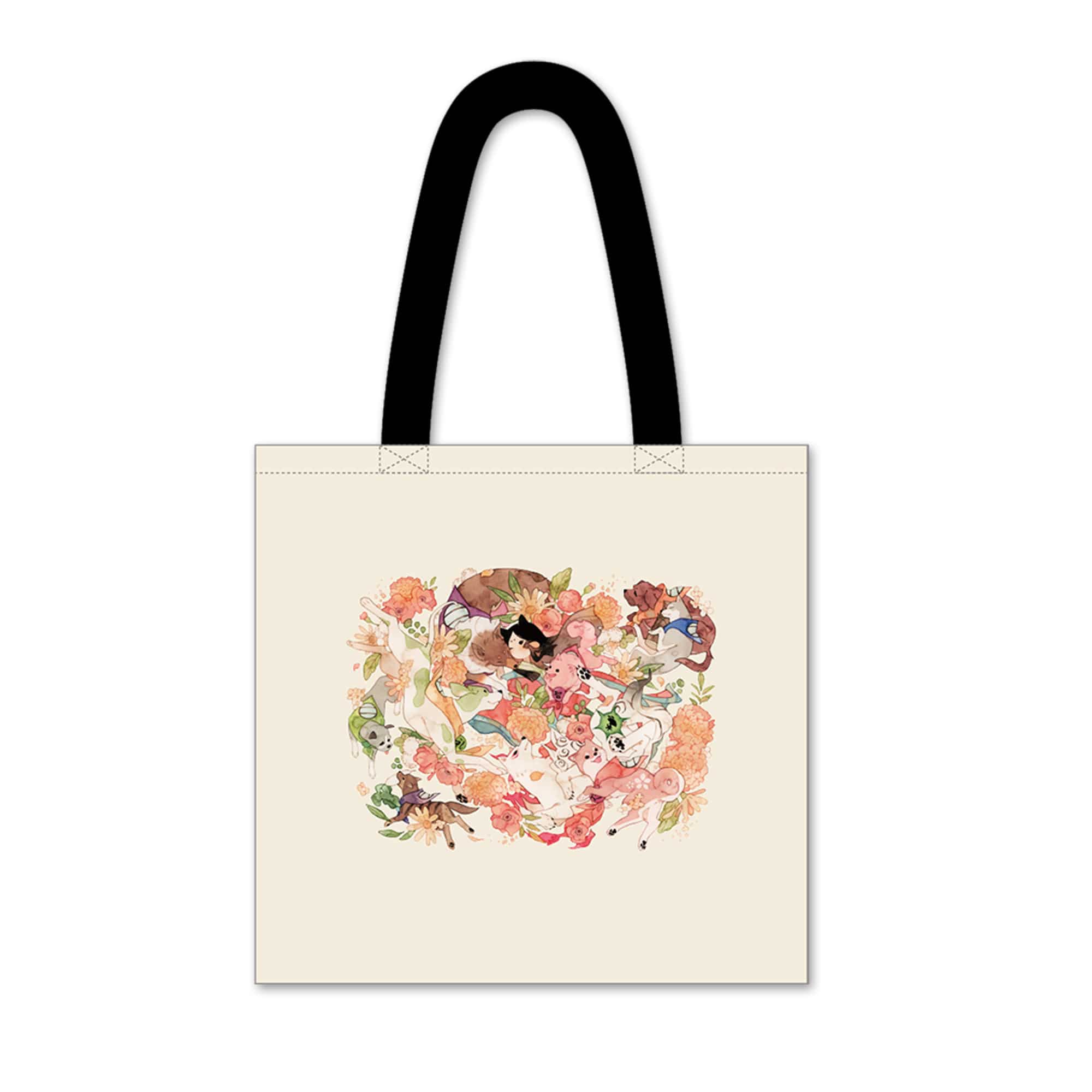 大神20th×おはるちゃん ～花咲く筆しらべ～ トートバッグ(アマテラス&フセ姫&里見八犬士) アマテラス&フセ姫&里見八犬士　2000016827408