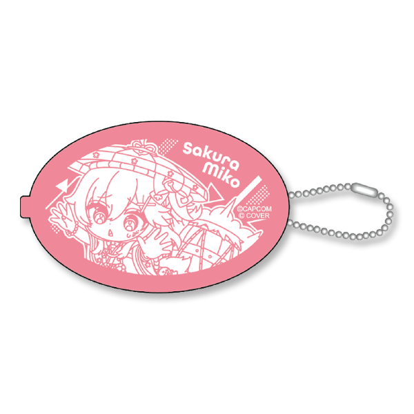 カプコンカフェ モンスターハンターワイルズ×ホロライブ第2弾 ラバーコインケース(さくらみこ) (さくらみこ) 2000016819946