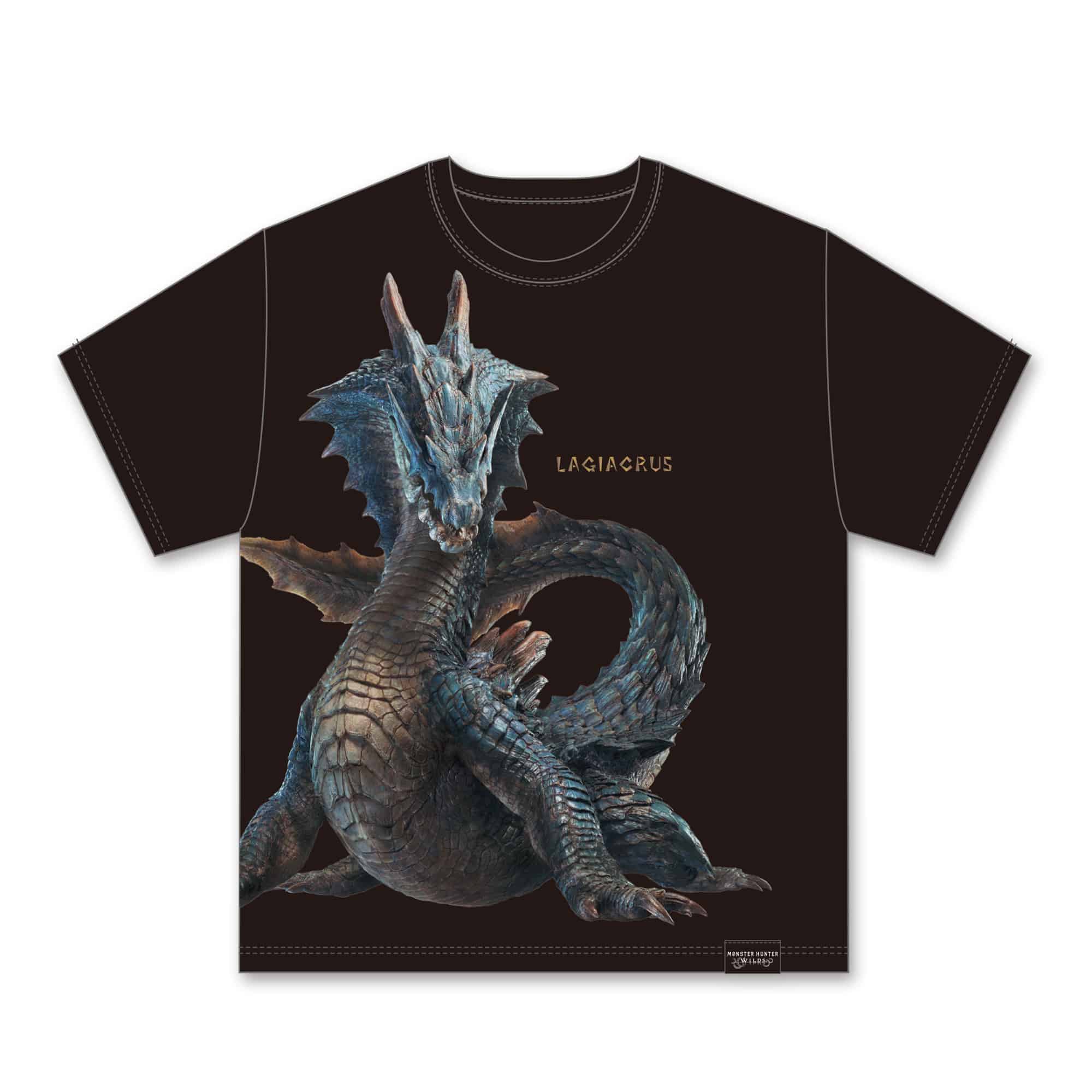 モンスターハンターワイルズ モンスター ビックプリントTシャツ (ラギアクルス) (ラギアクルス) 2000016935486
