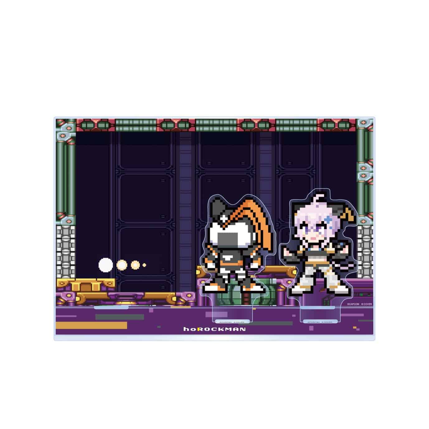 ロックマン×ホロライブ ジオラマアクリルスタンド(フォルにぎりゃーと待ってるよ) 猫又おかゆ2000016957044