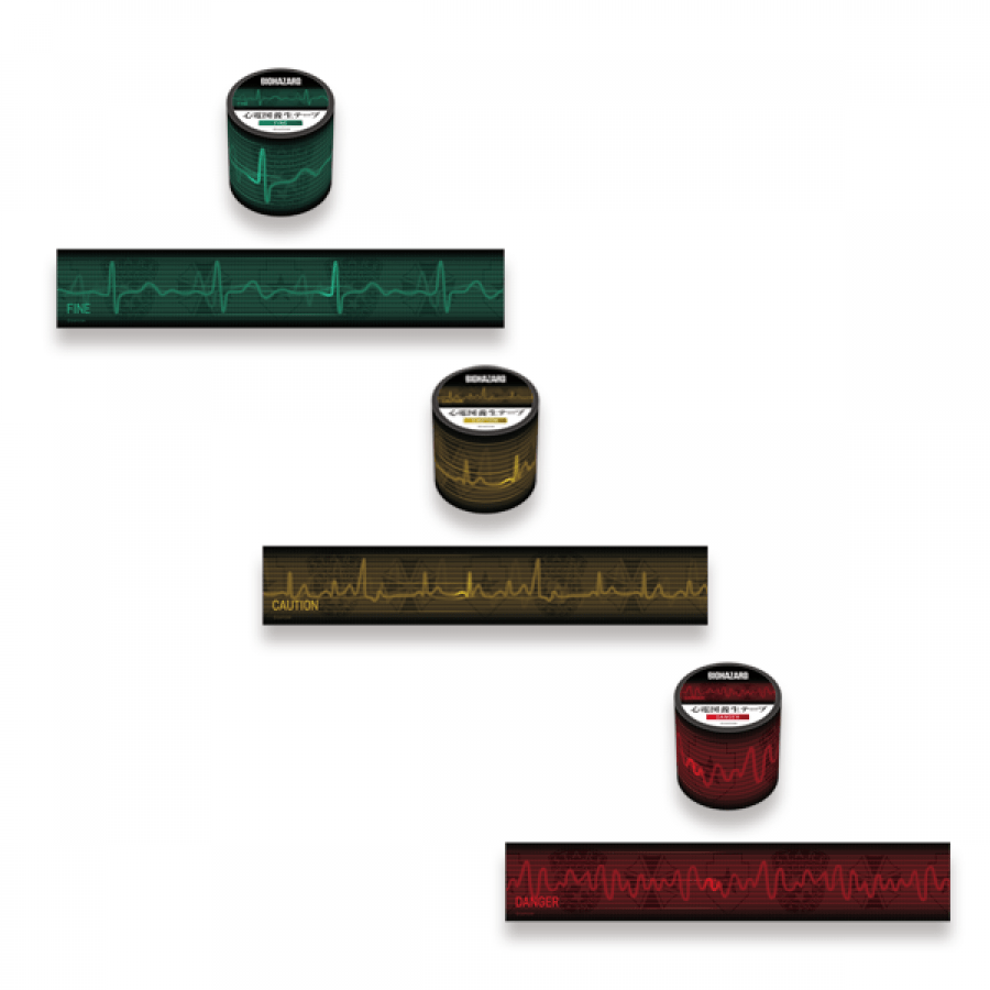 バイオハザード 心電図 養生テープ(DANGER) 2000015718646