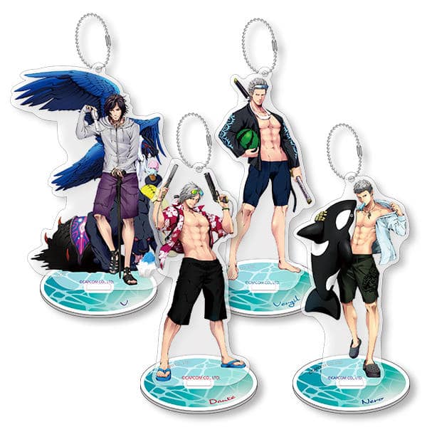 DMC5 デビルメイクライ アクリルスタンドスタンドキーホルダー　Summer デビル メイ クライ」シリーズ20周年記念イベント『Devil May Cry 20th
