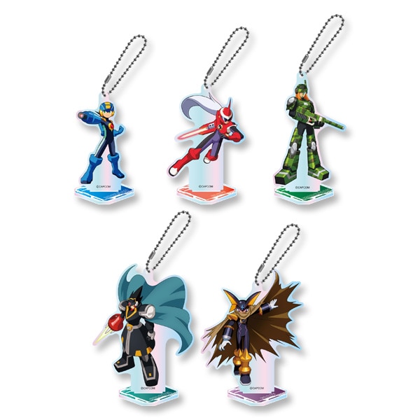 カプコンカフェ×ロックマンエグゼ 2nd オーロラアクリルスタンドキーホルダー (トレーディング ) オーロラアクリルスタンドキーホルダー(トレーディング) 2000016231908