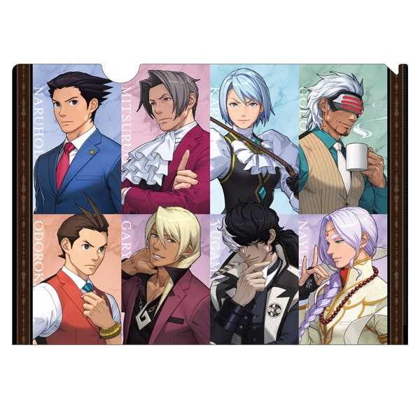 CAPCOM STORE 逆転裁判456 王泥喜セレクション クリアファイル(集合イラスト) クリアファイル(集合イラスト)2000016314816